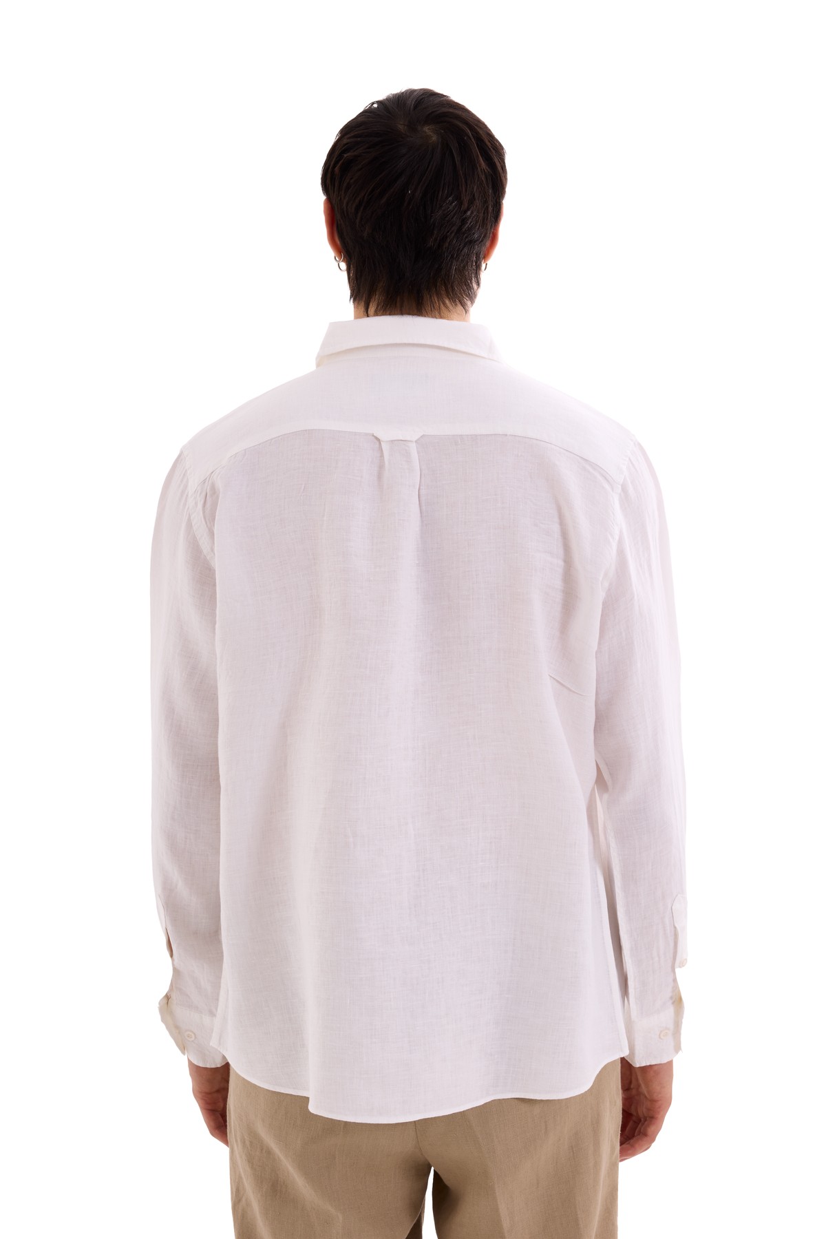 100% Linen Long Sleeve Shirt