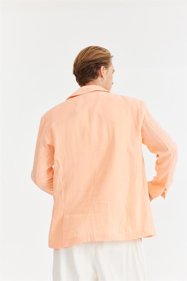 Peach Pink Muslin Jacket