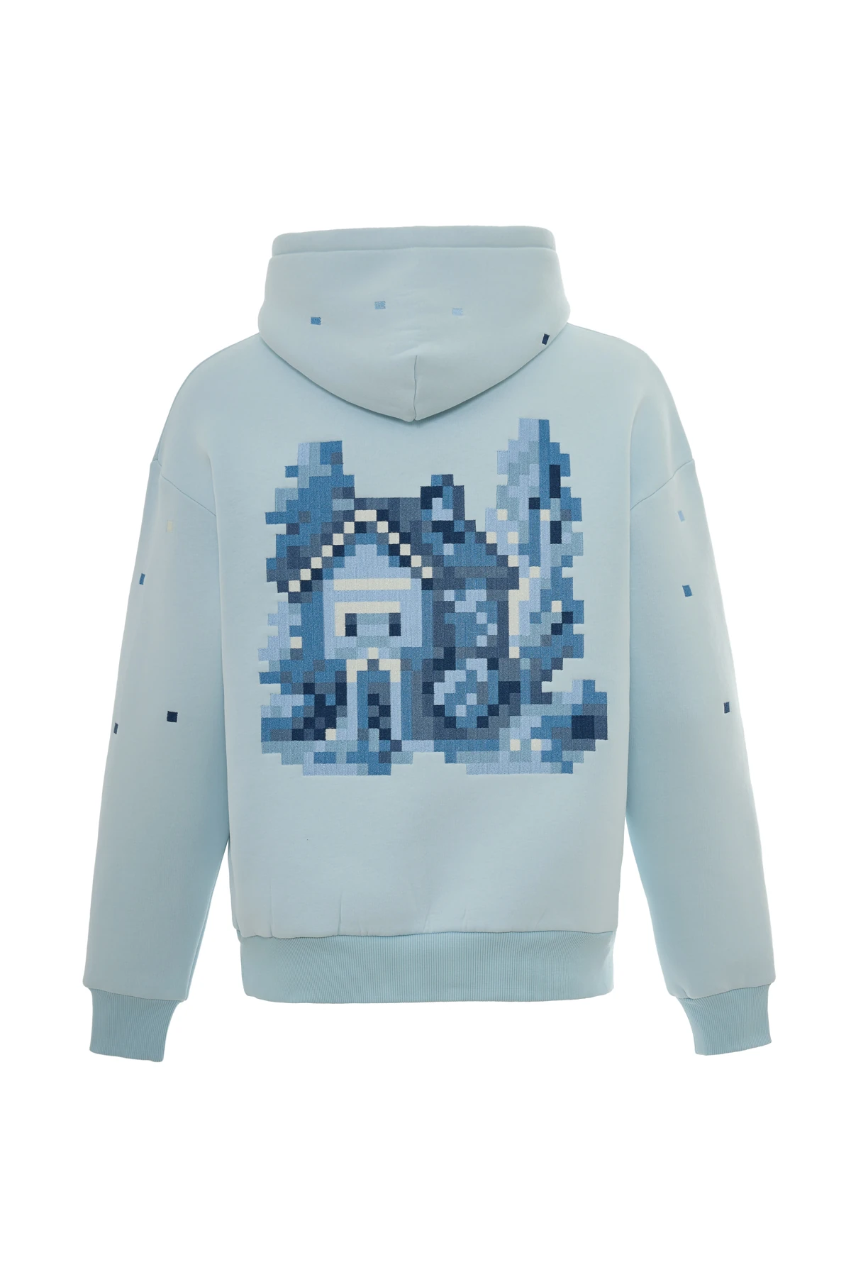 404 Not Found; Home Nakış Detaylı Hoodie Mavi