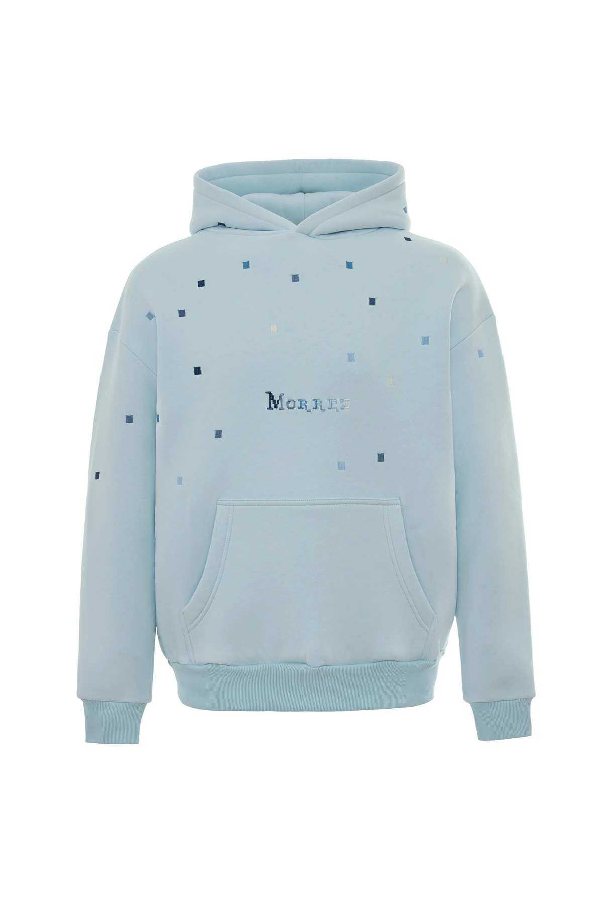 404 Not Found; Home Nakış Detaylı Hoodie Mavi