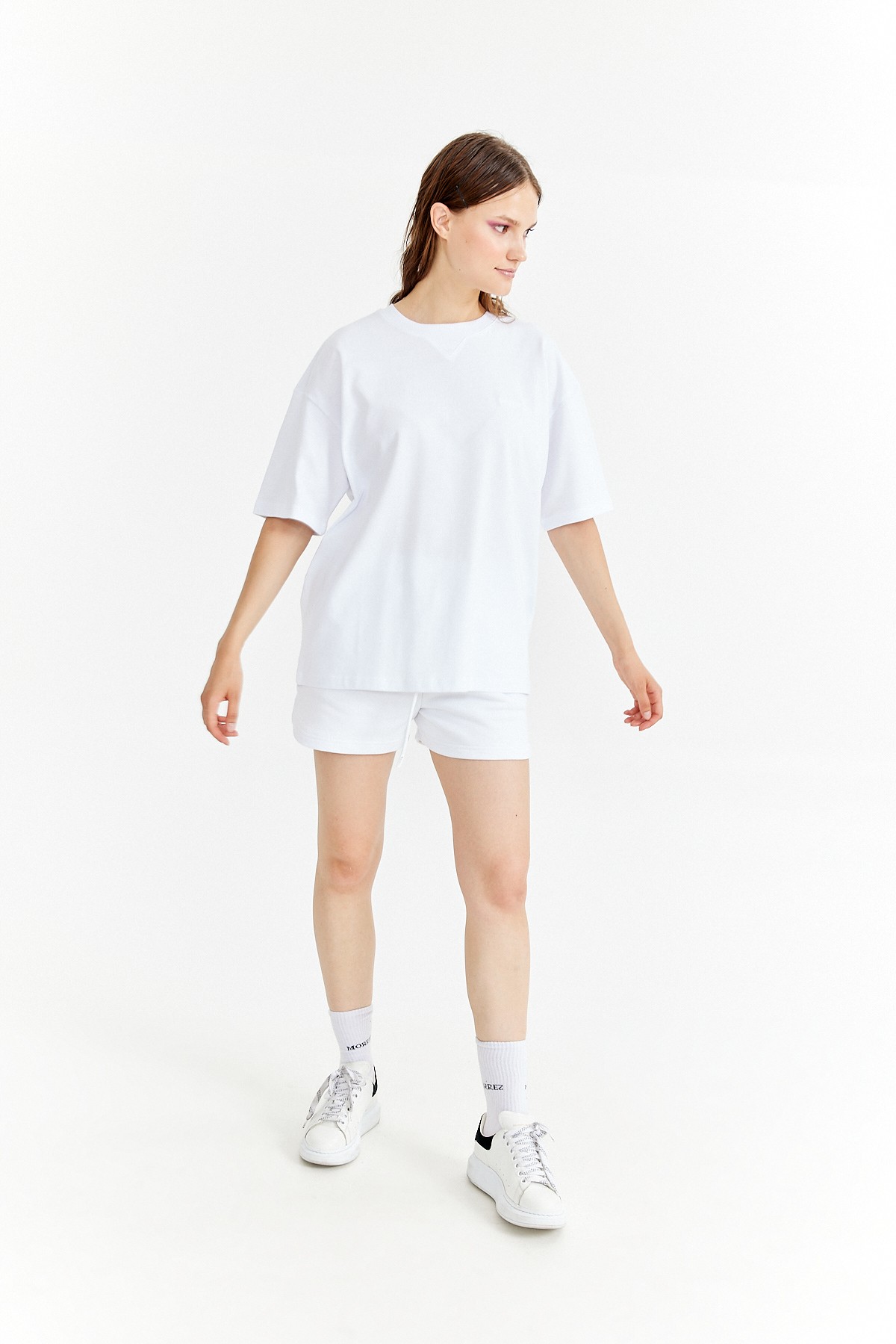 White Essentials Oversize T-Shirt K