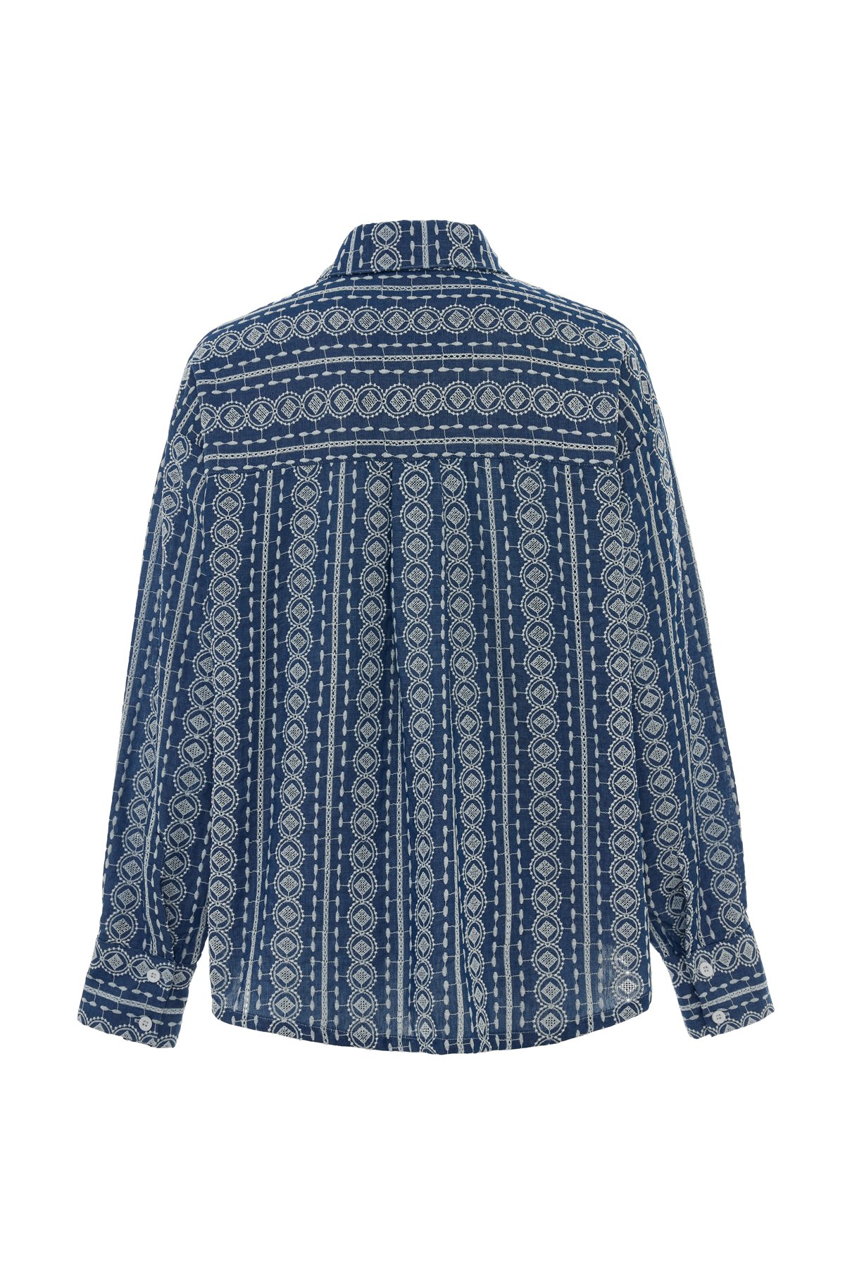 Azure Embroidered Shirt K
