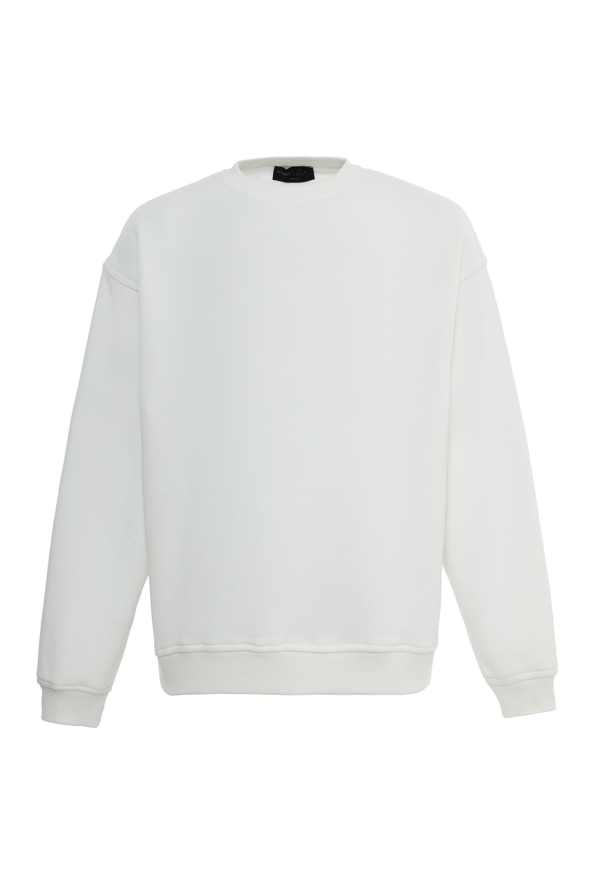 White Crew Neck Sweatshirt