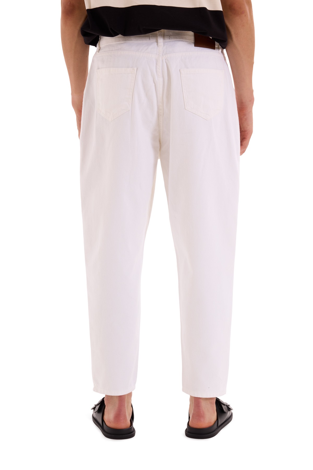 White Denim Trousers