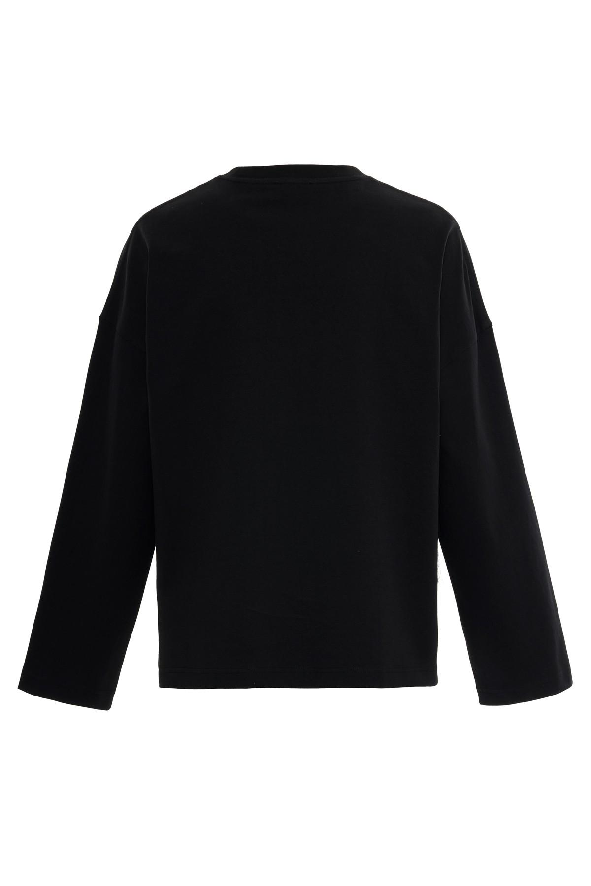 Nomad Spirit Embroidered Detailed Long Sleeve T-shirt Black