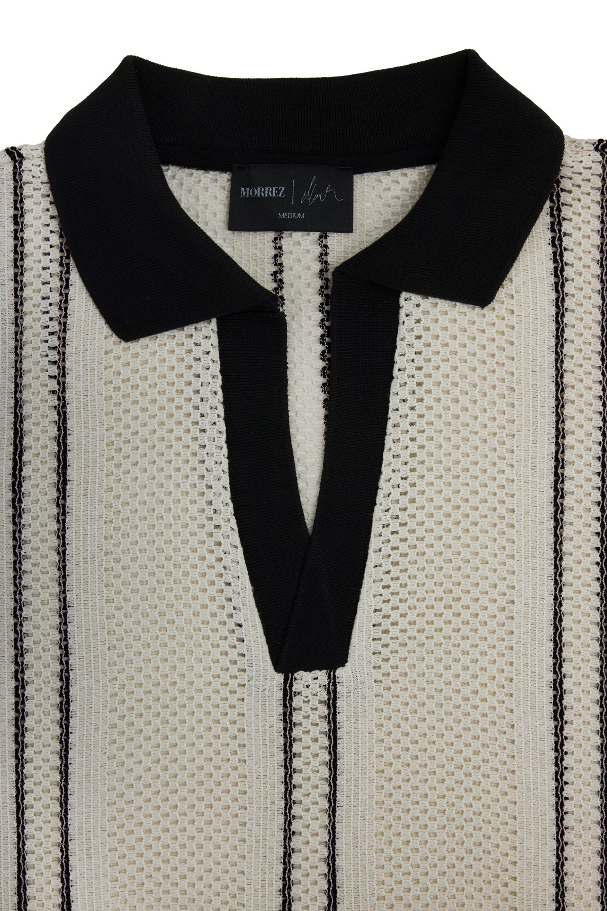 Wave Grid Mesh Oversize T-Shirt K