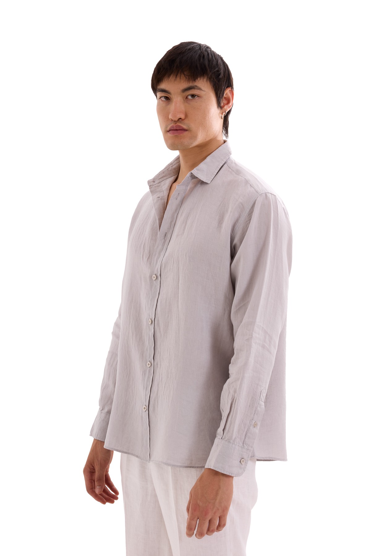 100% Linen Long Sleeve Shirt