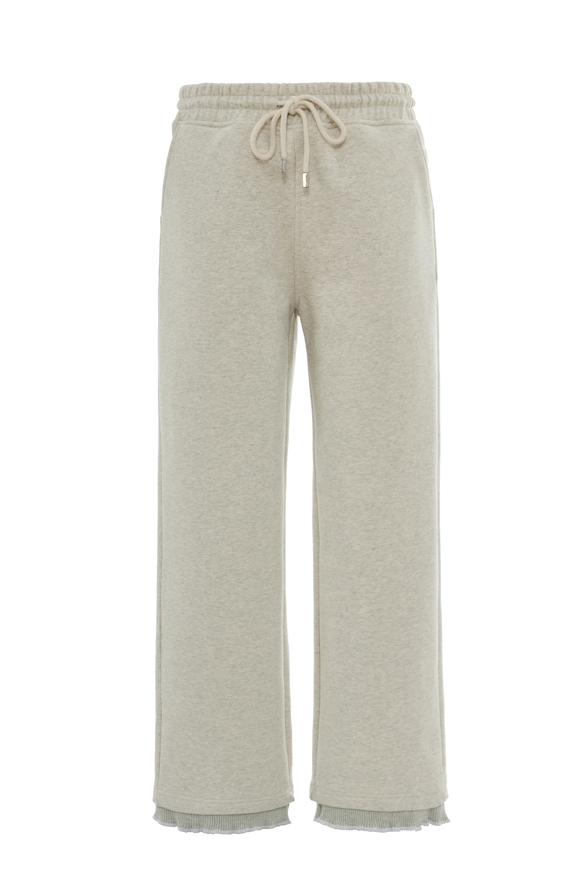 Loop Edge Triko Detaylı Sweatpant Gri