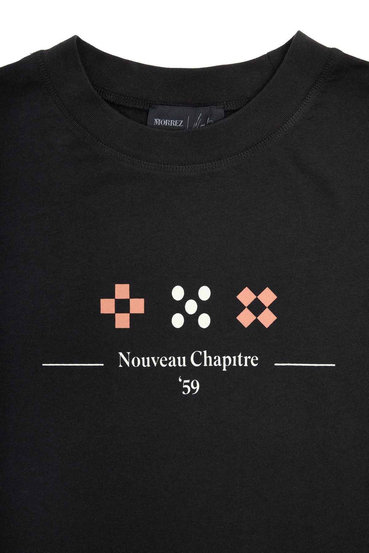 Nouveau Chapitre Siyah Bisiklet Yaka Sweatshirt