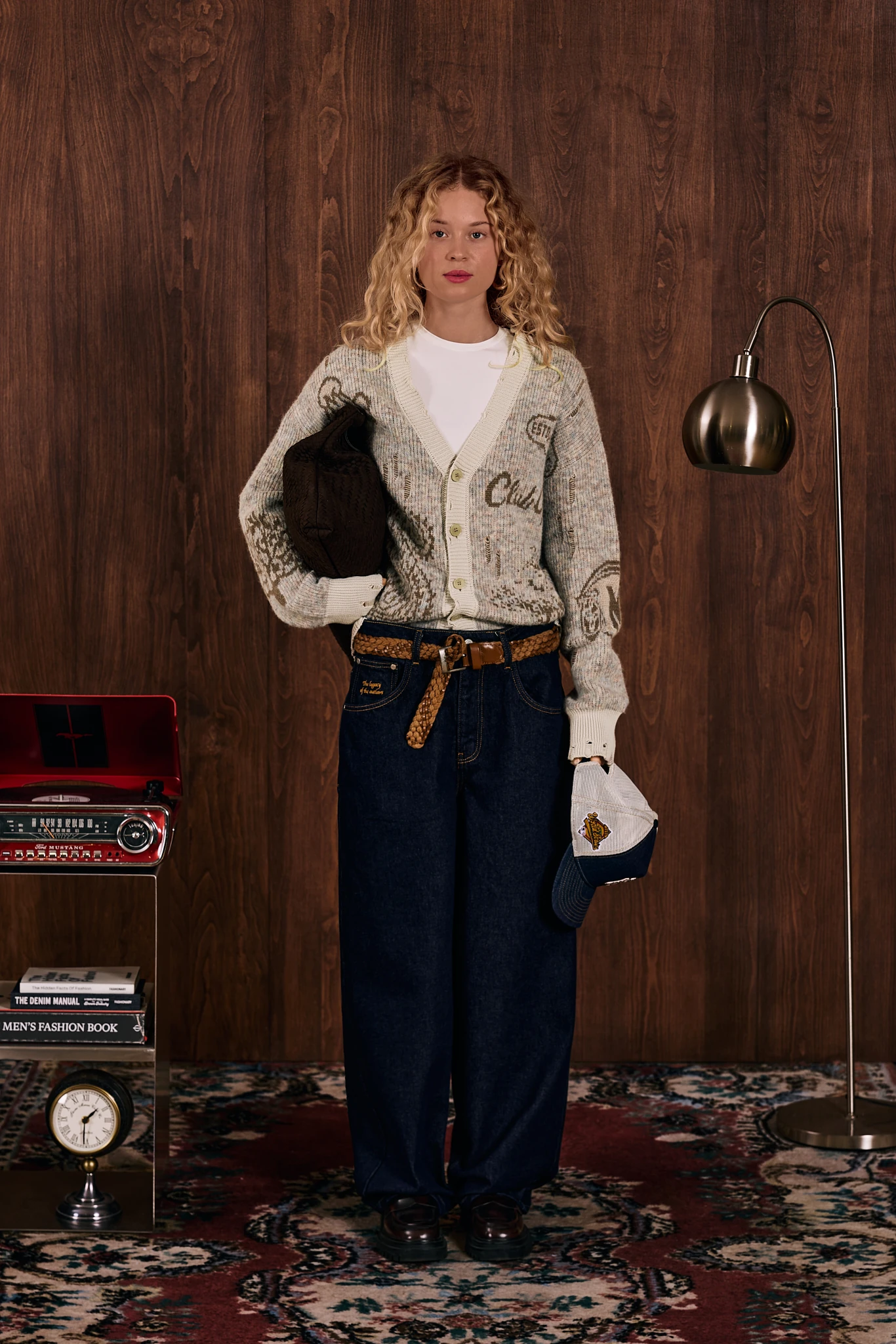 Société Heritage Jakarlı Triko Hırka Ekru