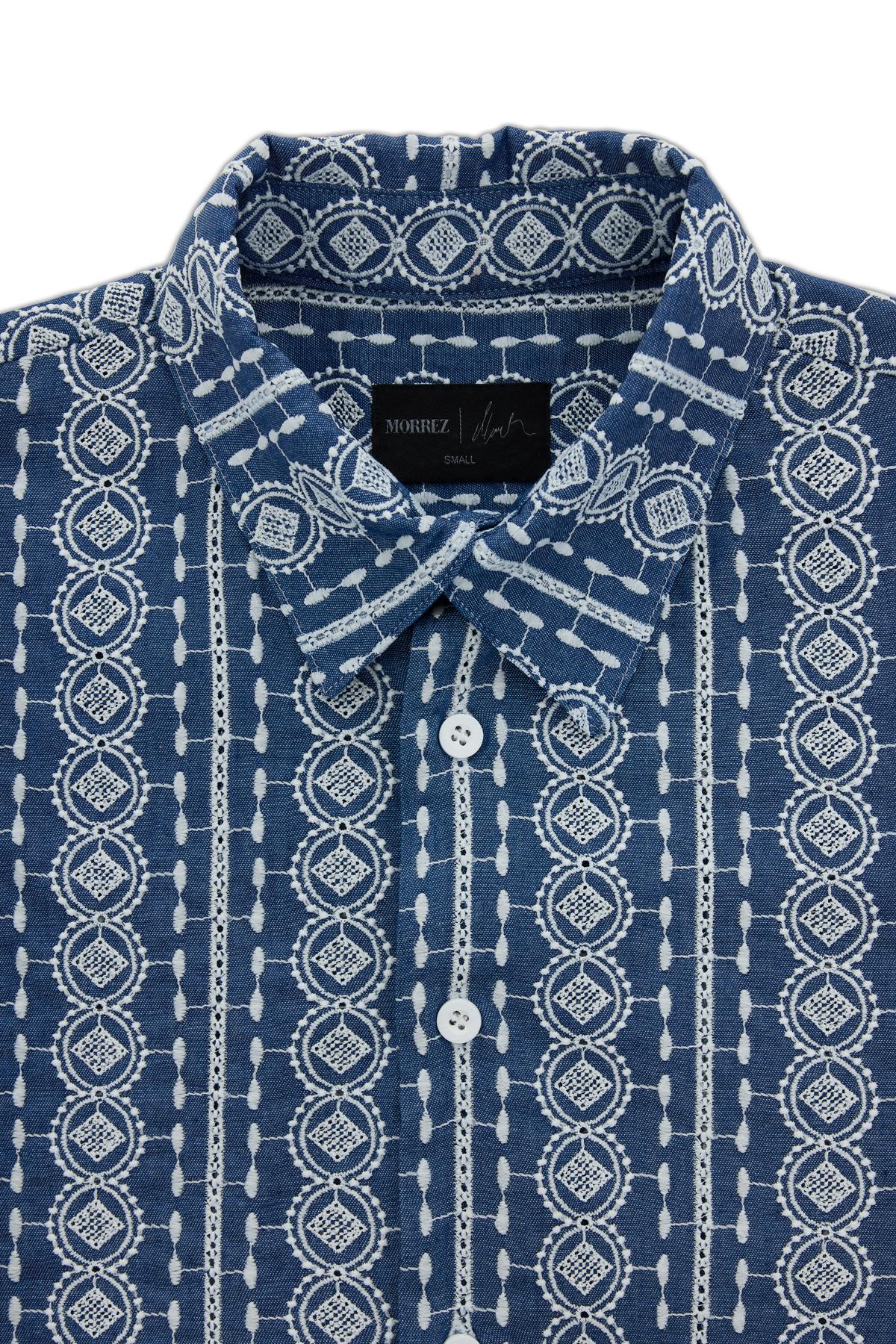 Azure Embroidered Shirt K