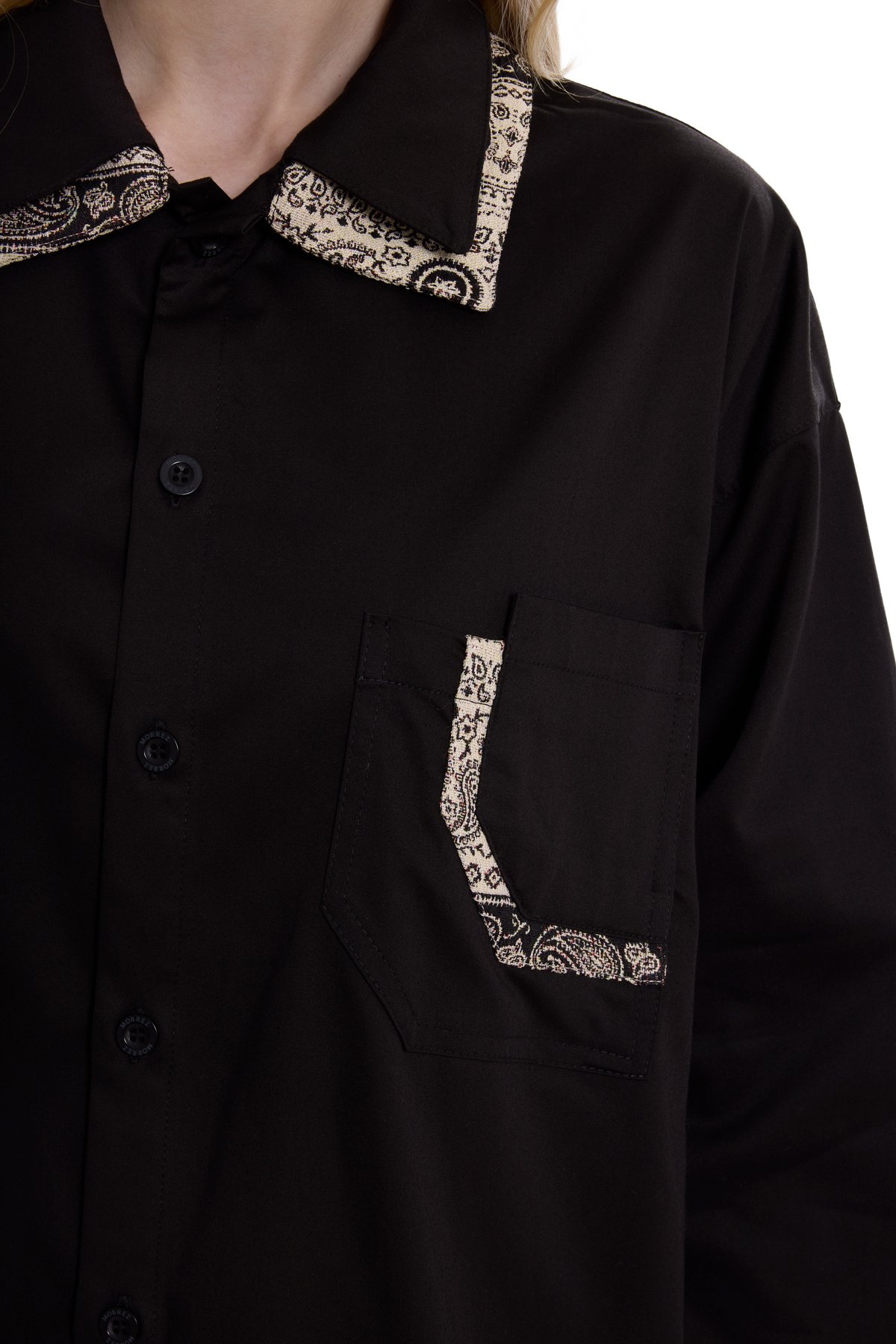 Harmony // Double Collar Pattern Detailed Shirt K No:1