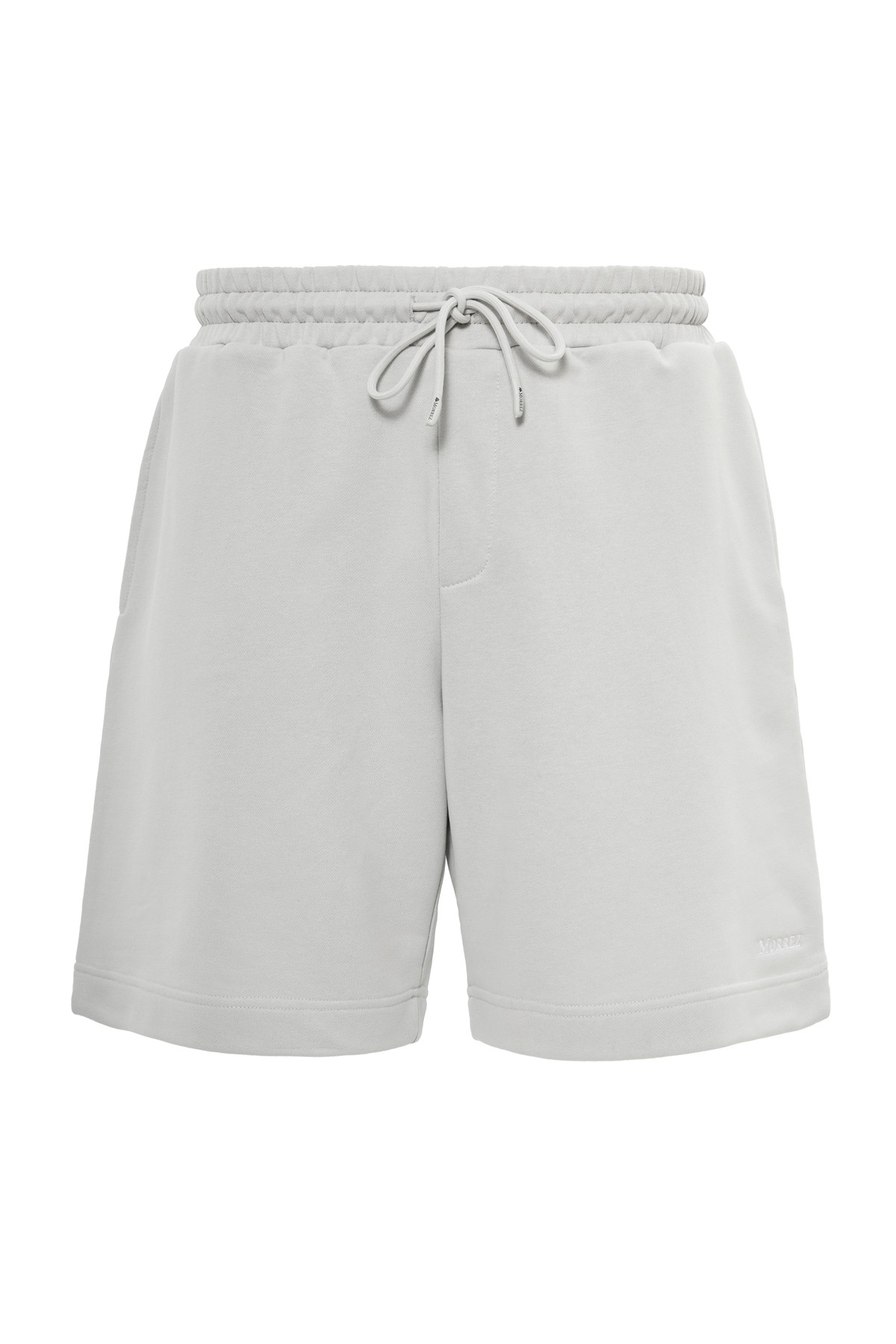 Gray Embroidery Detailed Shorts