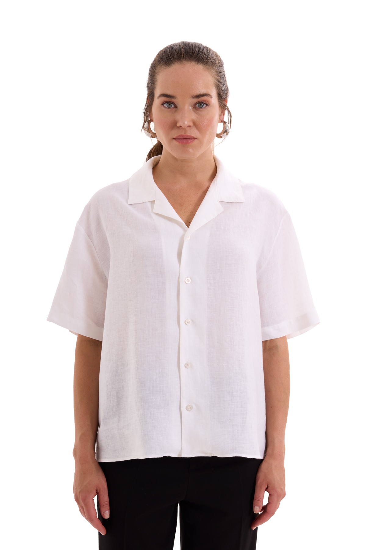 100% Linen Short Sleeve Shirt