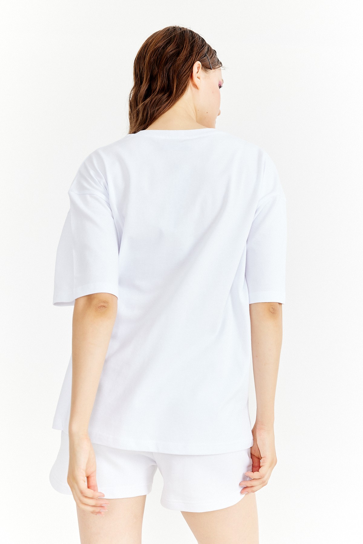 White Essentials Oversize T-Shirt K