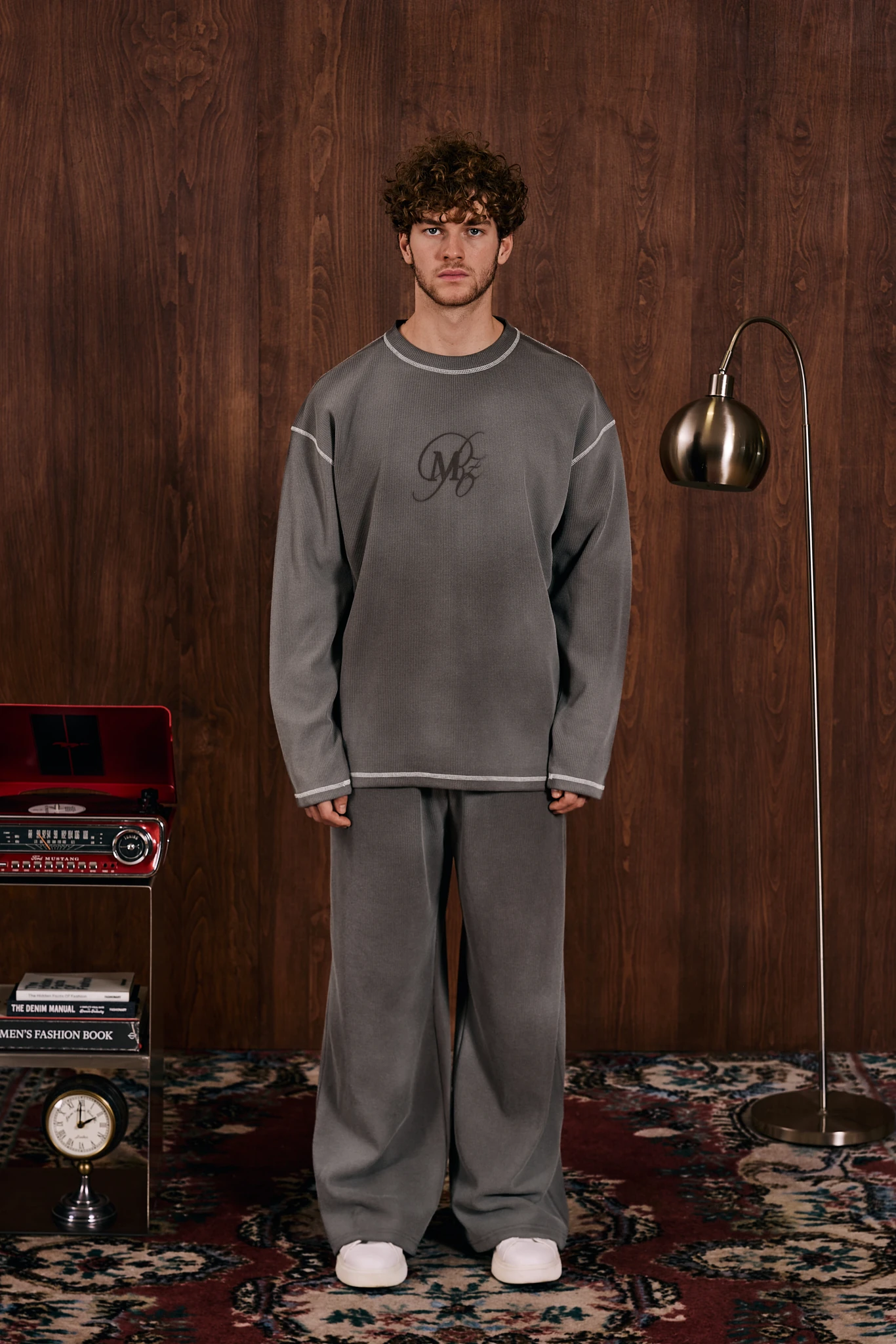 Off- Duty Spray Sweatshirt Antrasit