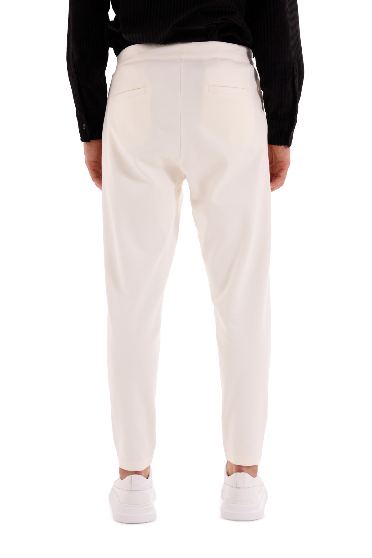 Ecru Interlock Trousers