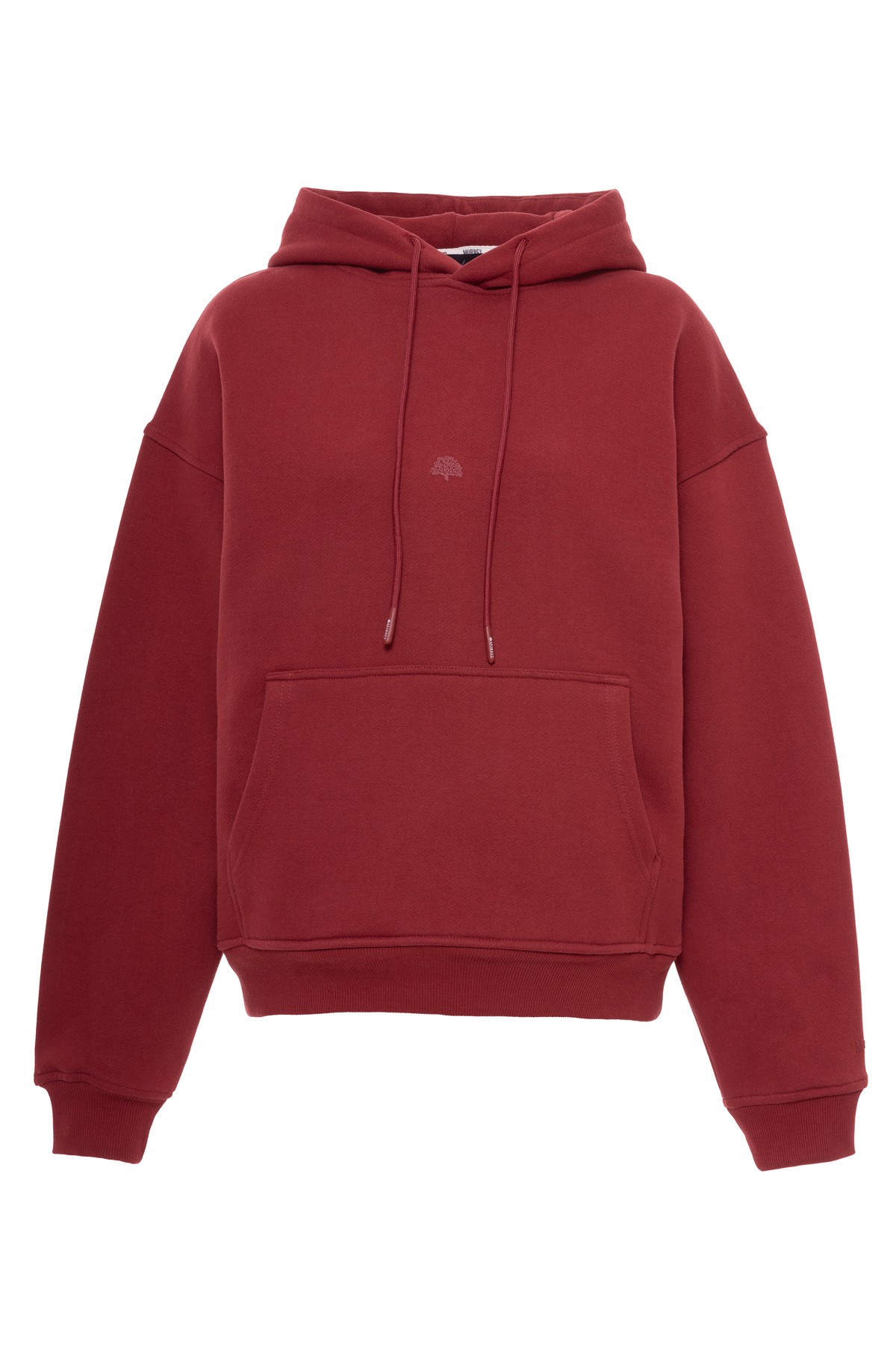 Bordo Enjeksiyon Baskı Sweatshirt K