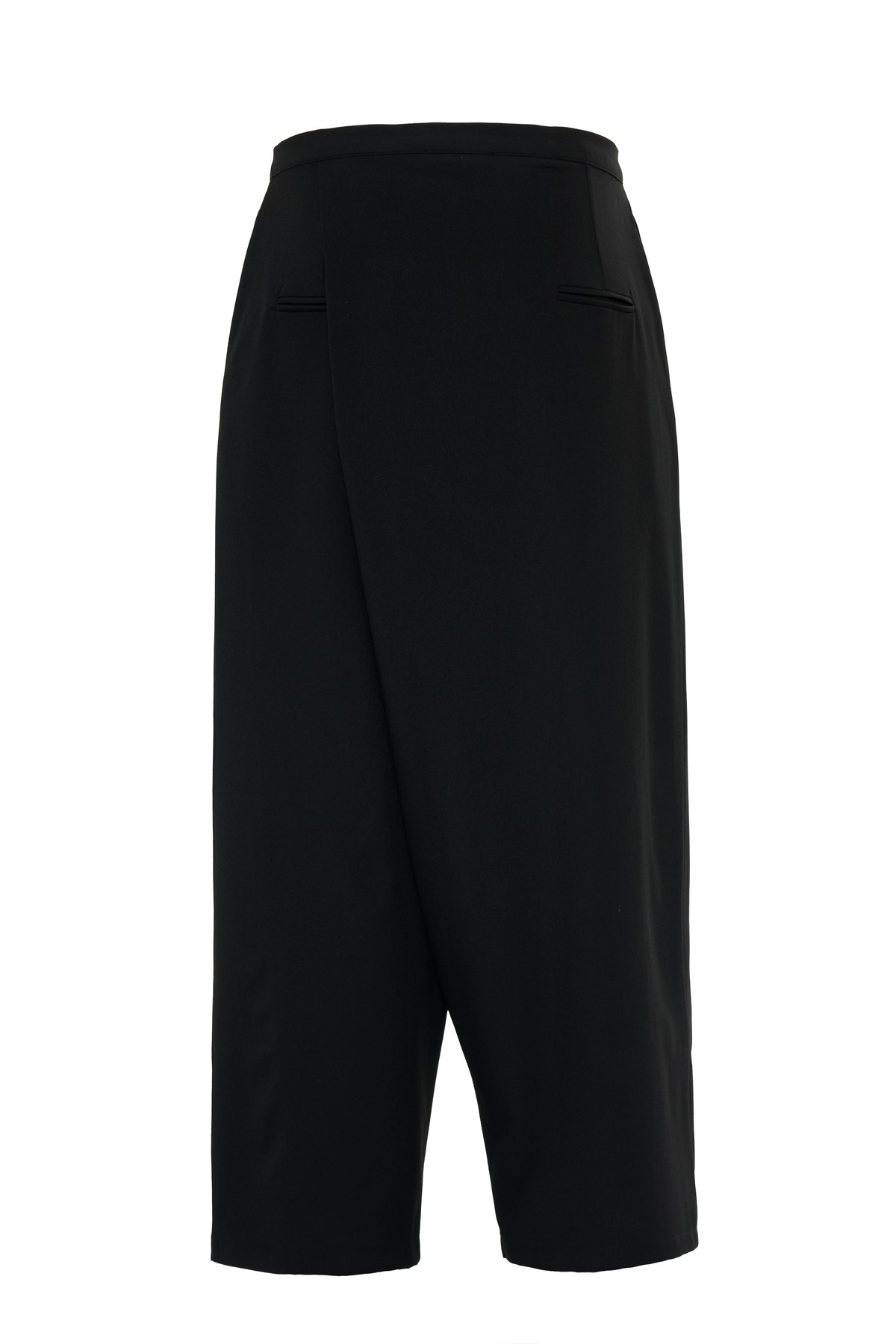 Rafe Asymmetric Wrap Pantolon Siyah K
