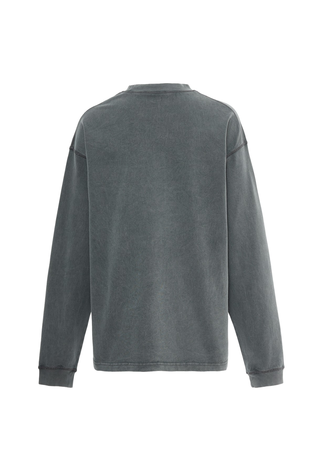 Nouveau Chapitre Yıkamalı Bisiklet Yaka Sweatshirt K
