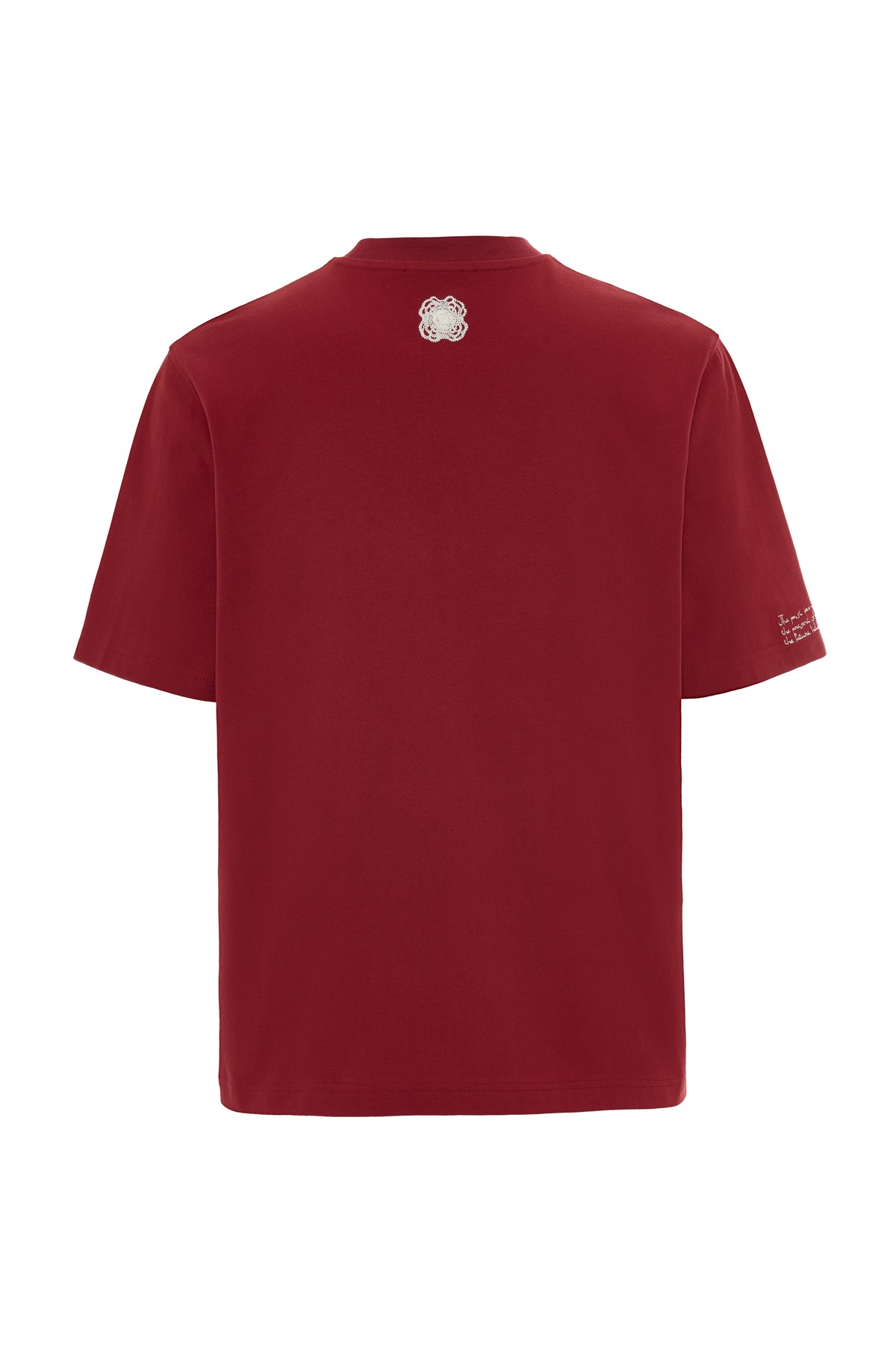 Woven Rez Lace Detailed T-Shirt