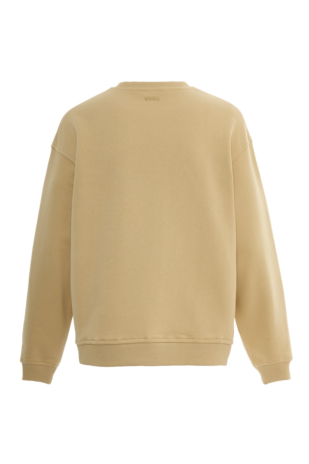 Beige Crew Neck Sweatshirt