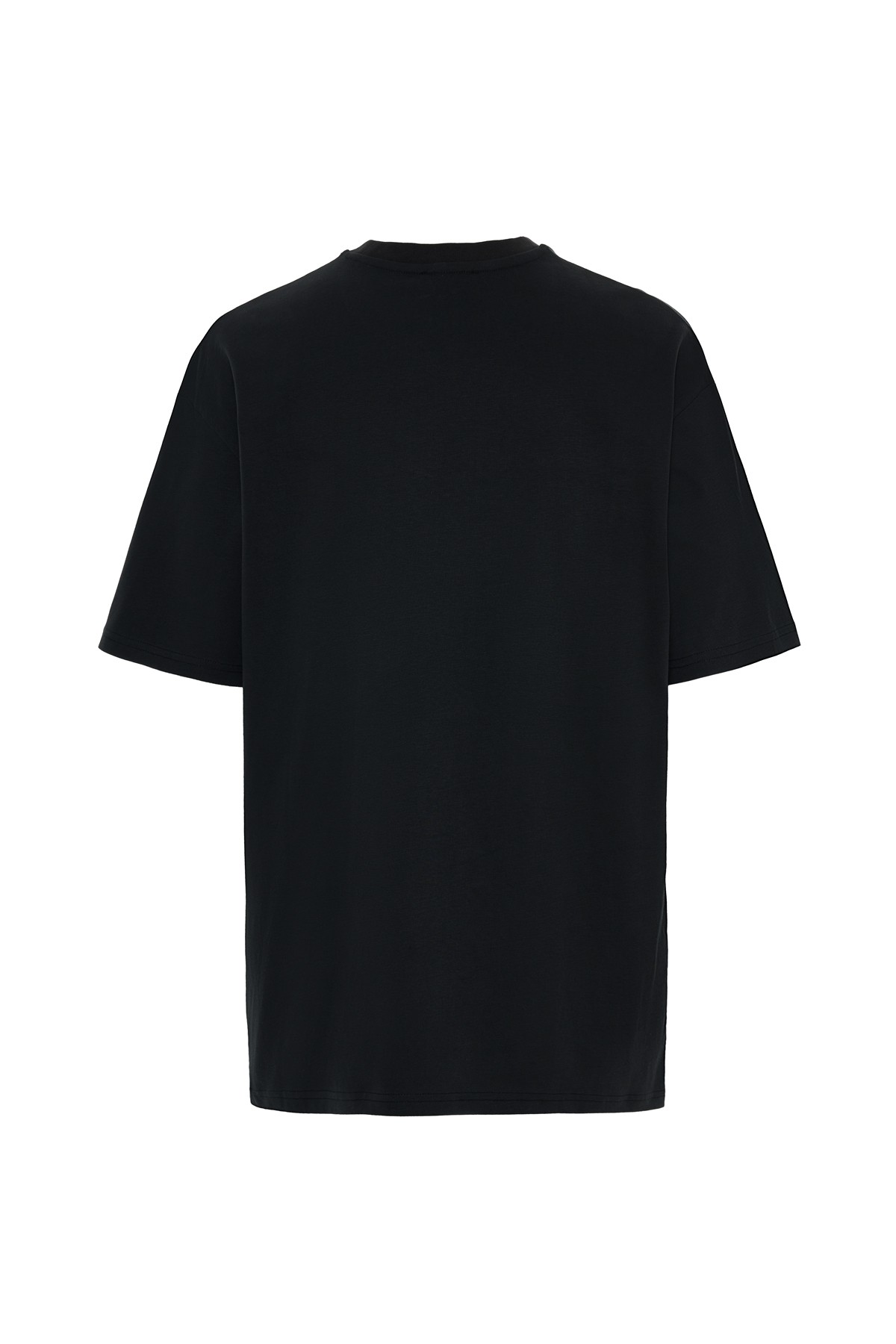 Black Embroidered T-Shirt