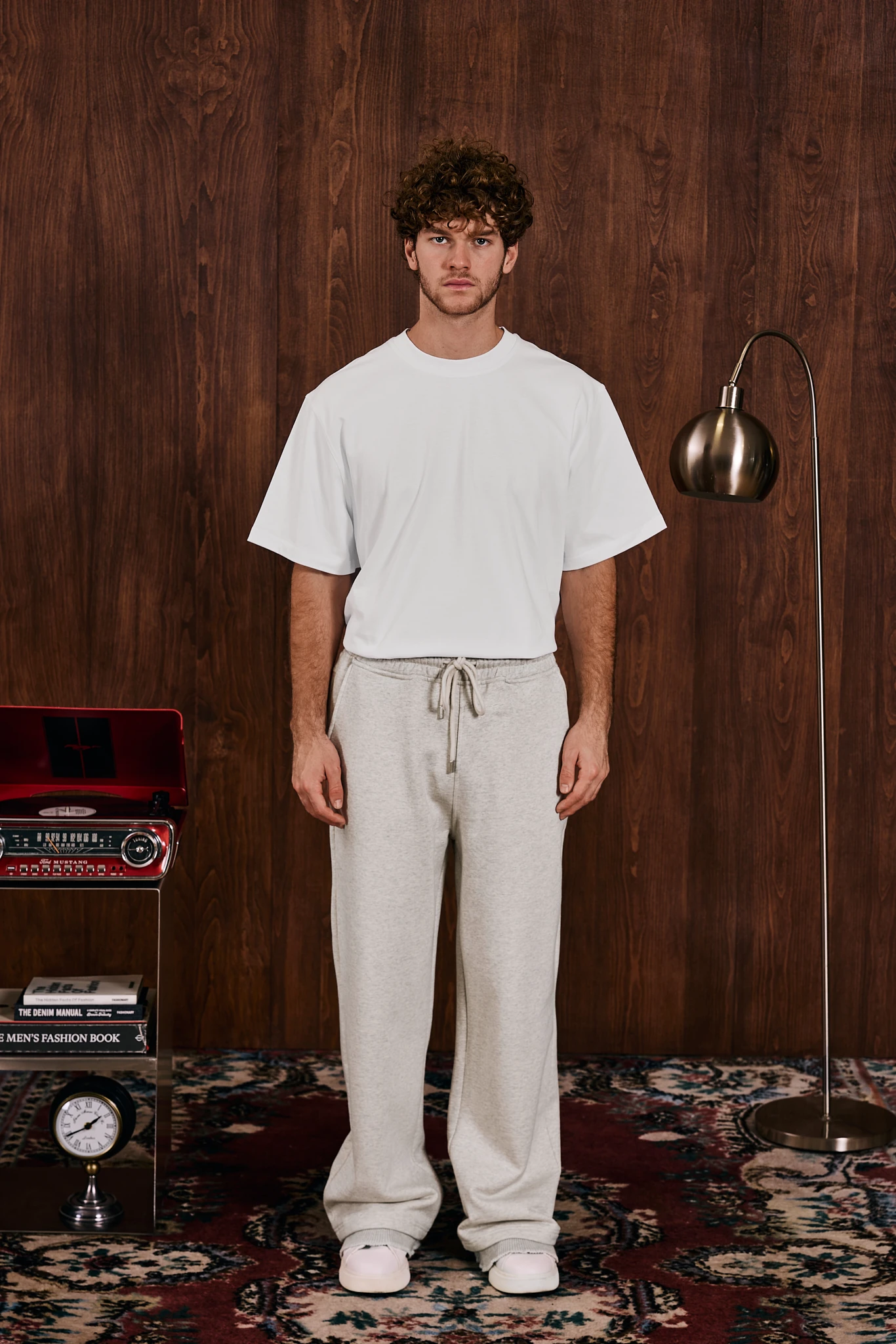 Loop Edge Triko Detaylı Sweatpant Gri