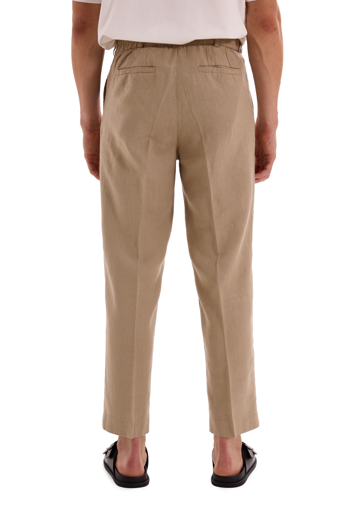 100% Linen Straight Cut Trousers