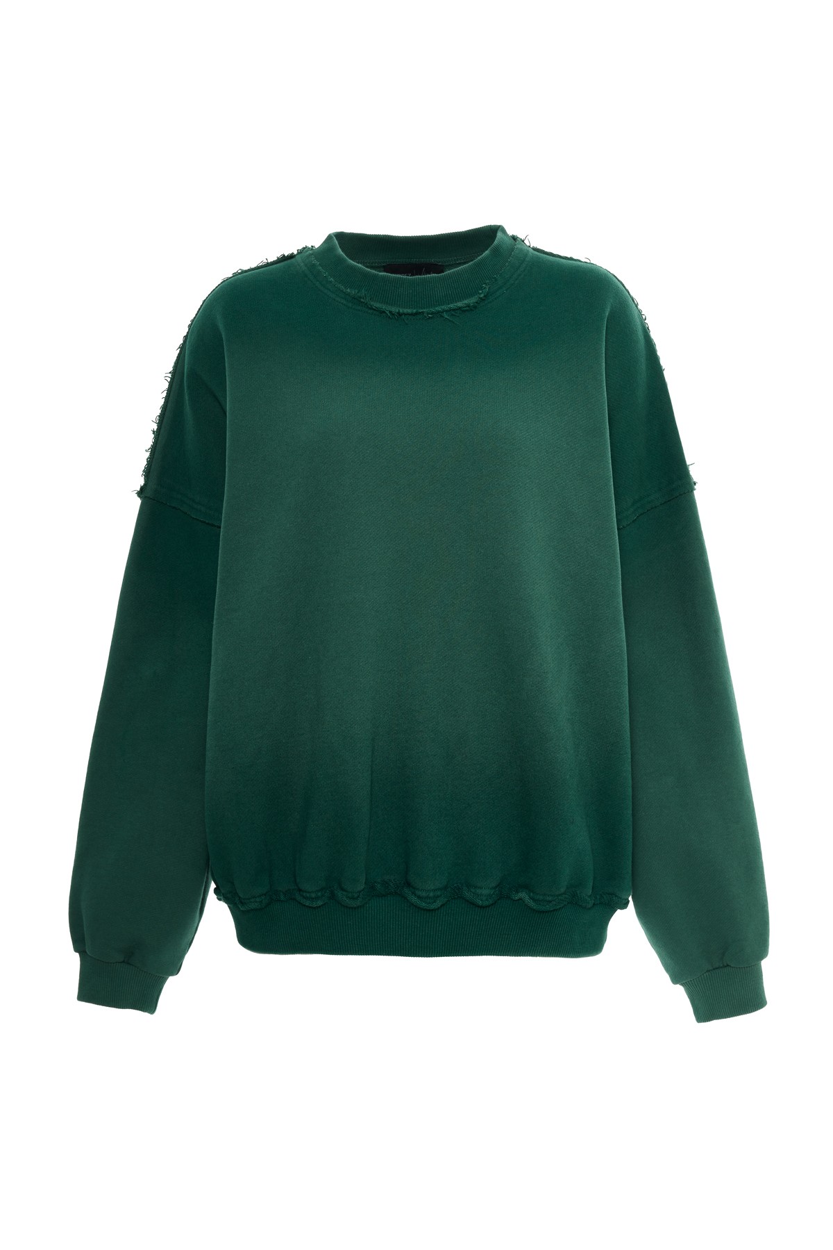 Rusty Drive Green Spray Paint Nakış Detaylı Sweatshirt K