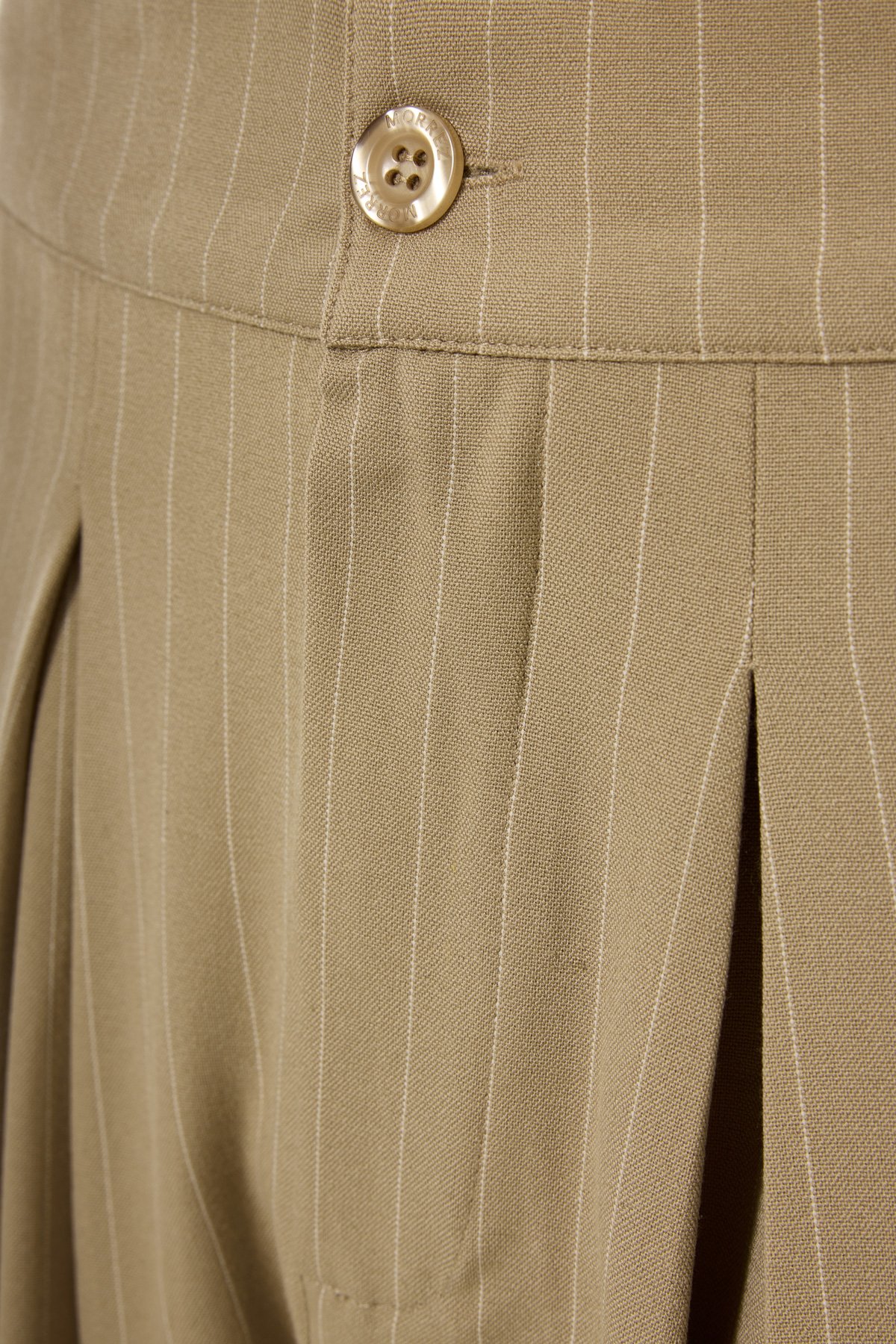 Woven Pleat Detail Trousers