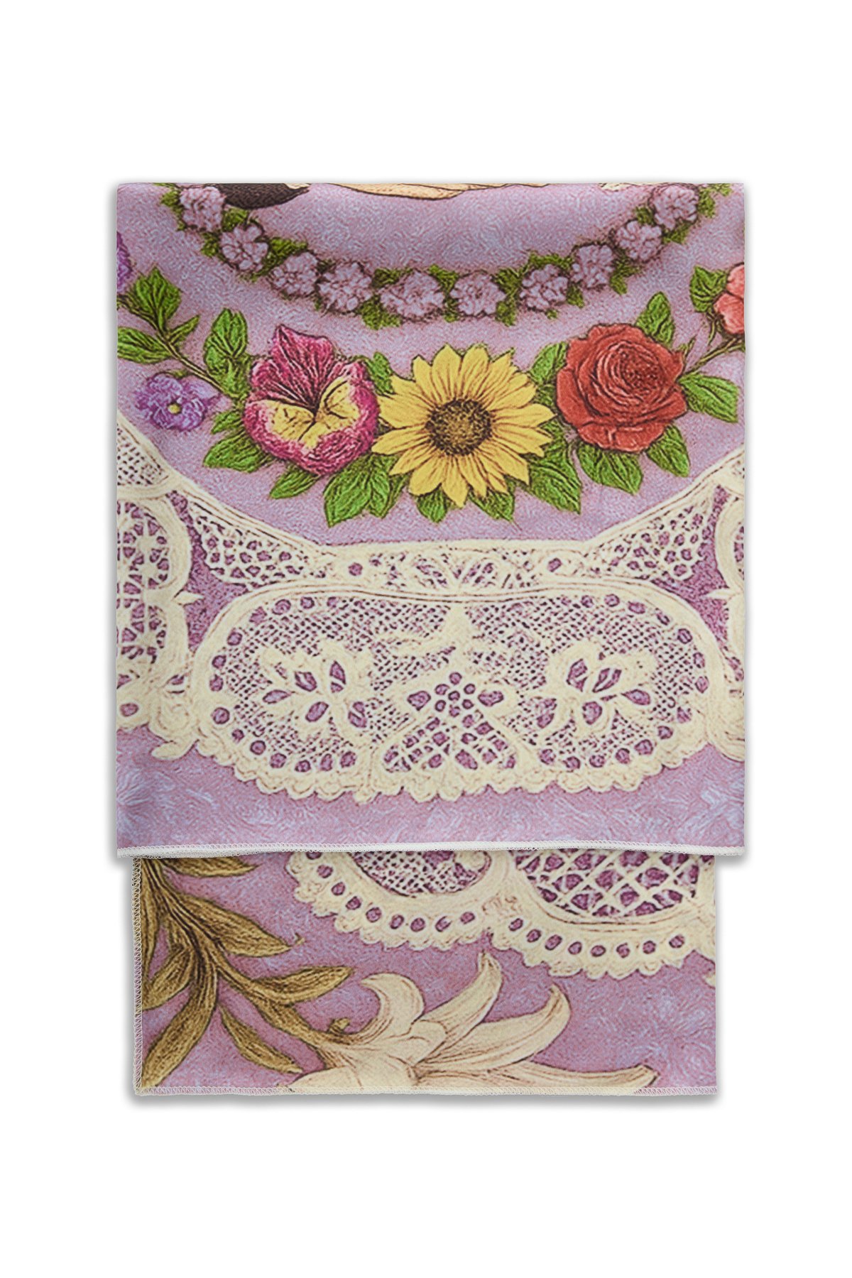 Lace Morrez Saten Şal