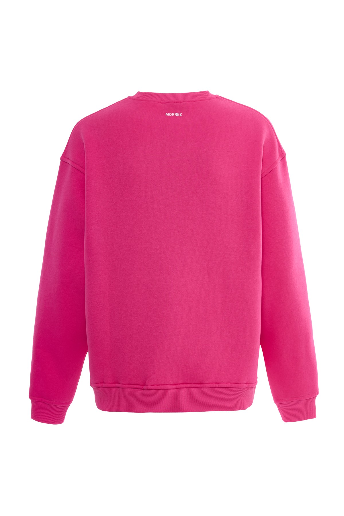 Pembe Bisiklet Yaka Sweatshirt