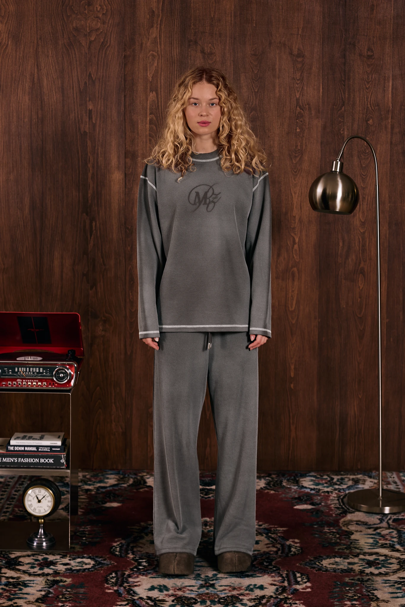 Off- Duty Spray Sweatshirt Antrasit