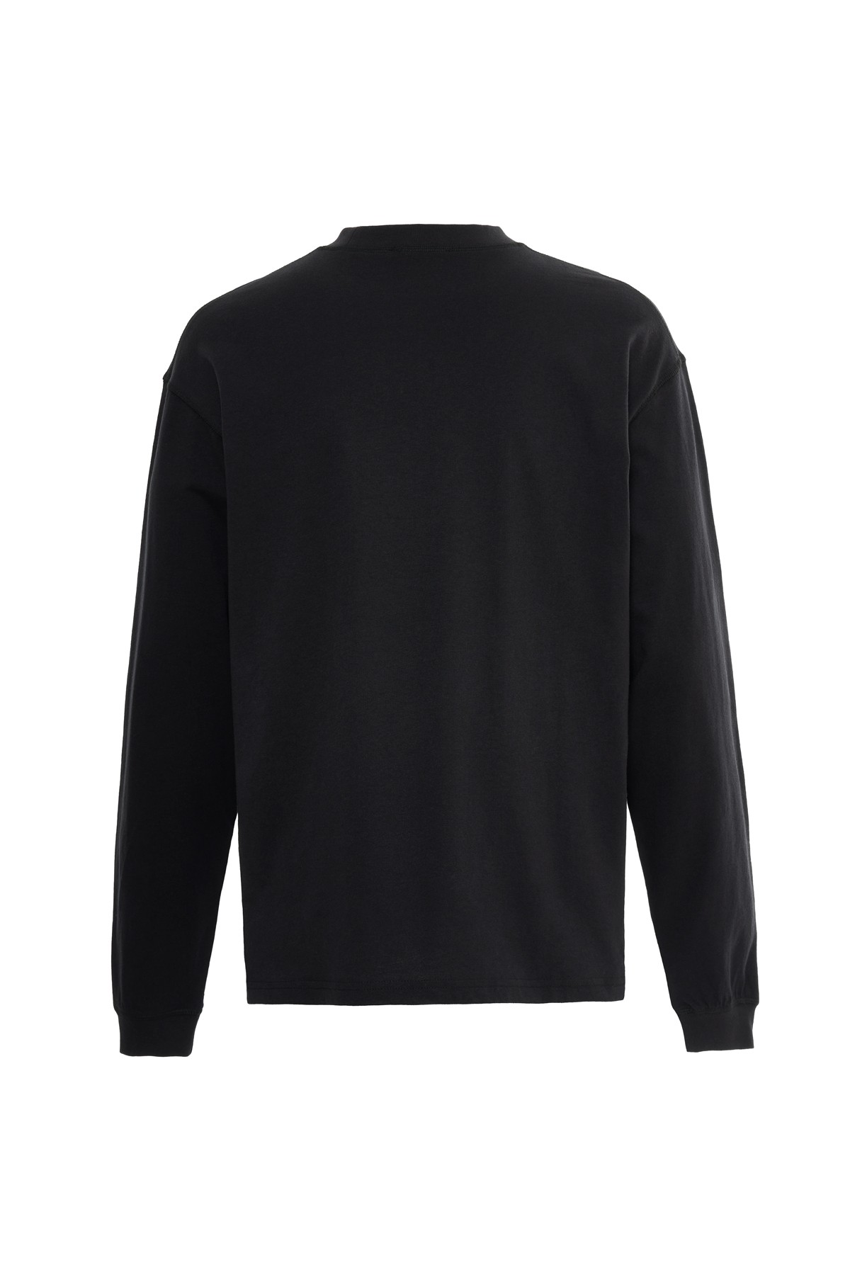 Nouveau Chapitre Siyah Bisiklet Yaka Sweatshirt