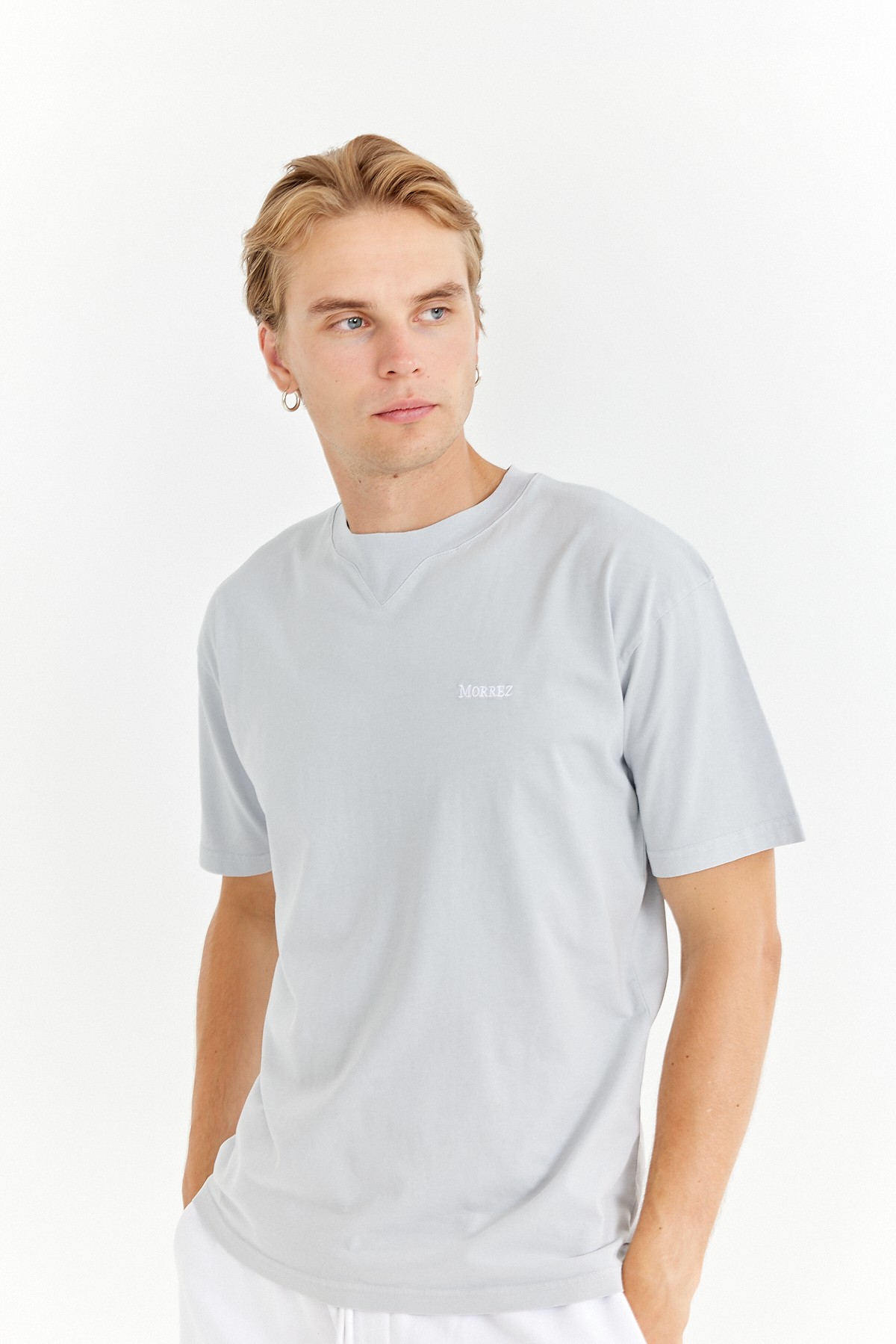 Gray Essentials Oversize T-Shirt