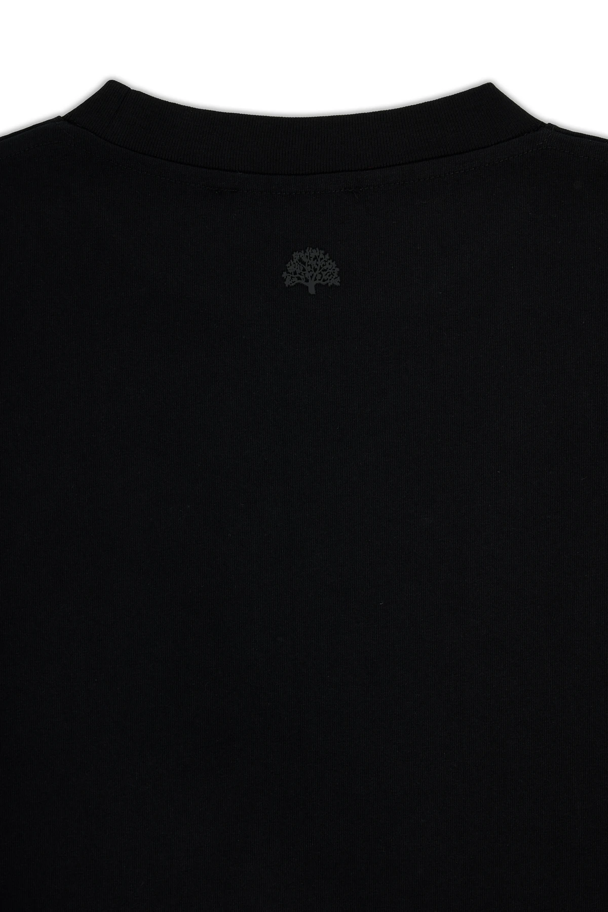 Loose Longsleeve Basic T-Shirt Siyah