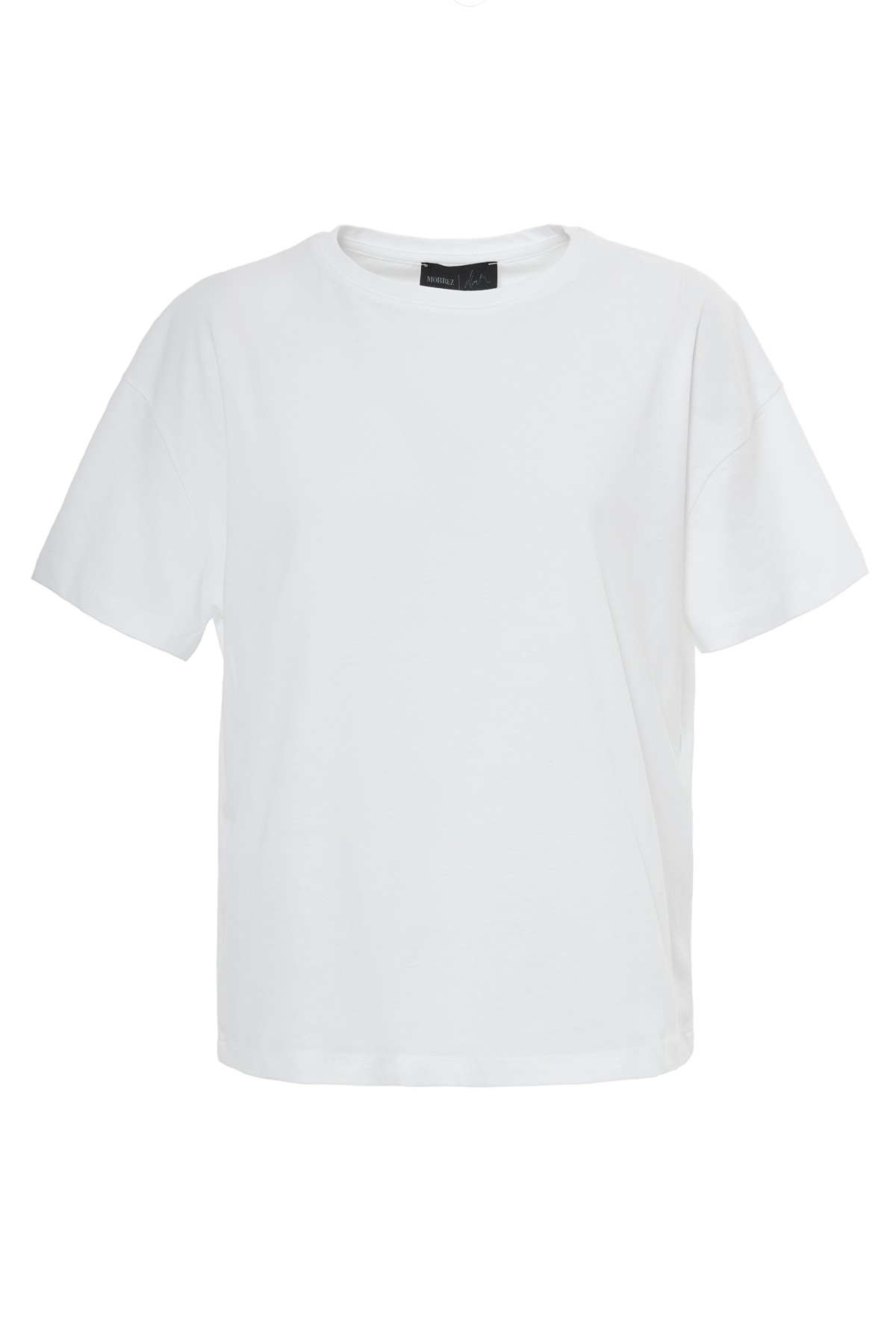 White Cotton Short Sleeve T-Shirt