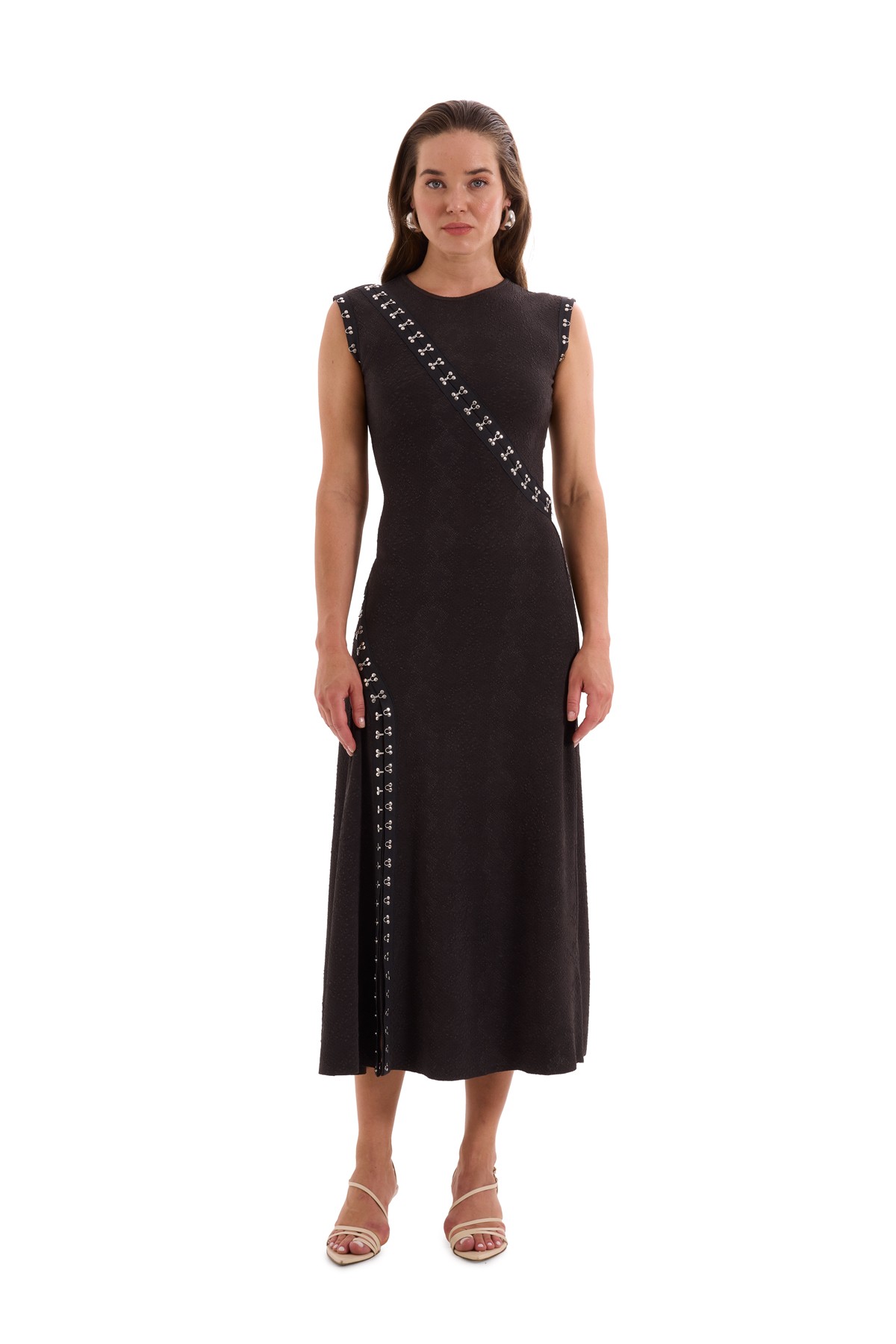 Mountain Jacquard and Graph Detailed Dress