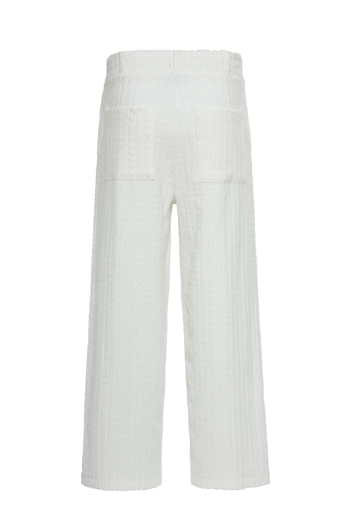 Hold Your Stories Havlu Kumaş Sweatpant Beyaz