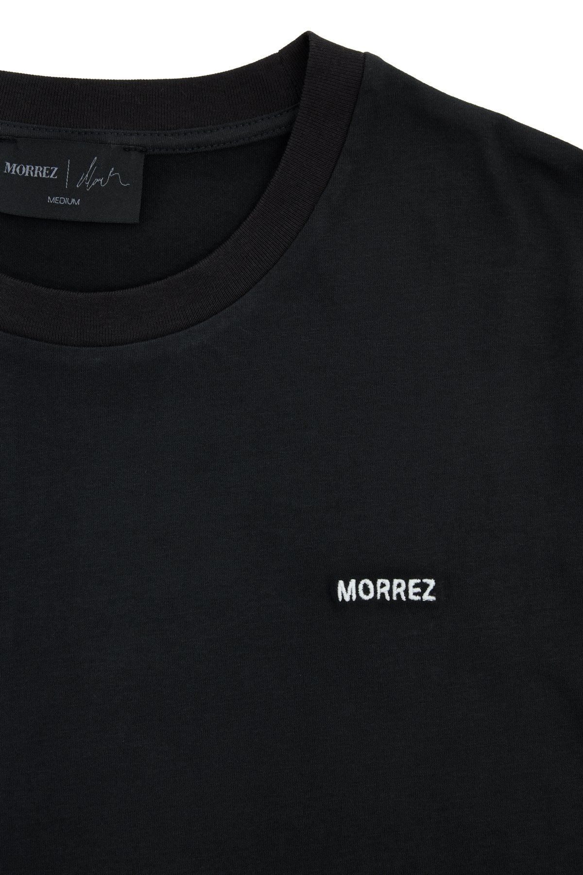 Black Embroidered T-Shirt