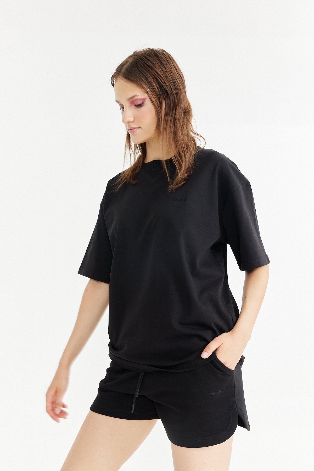 Black Essentials Oversize T-Shirt K