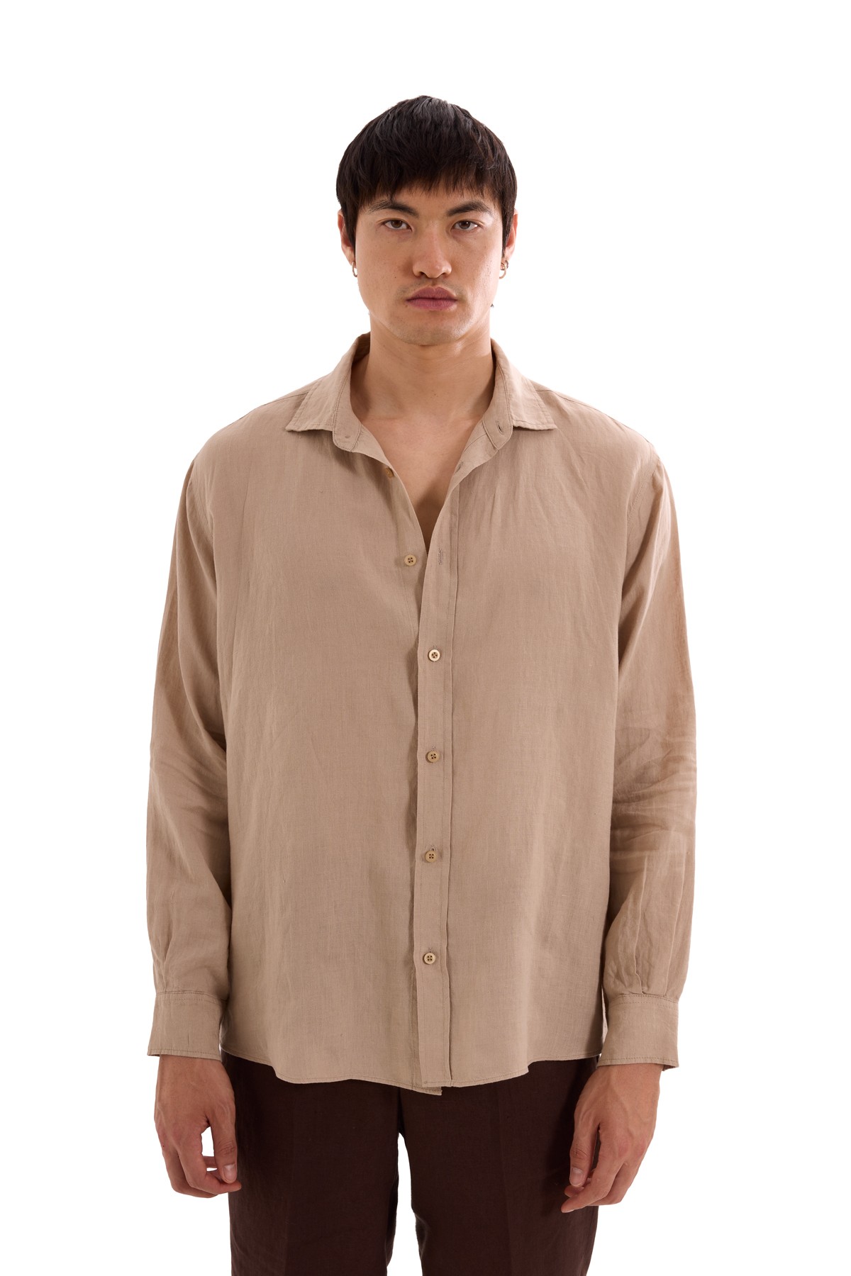 100% Linen Long Sleeve Shirt