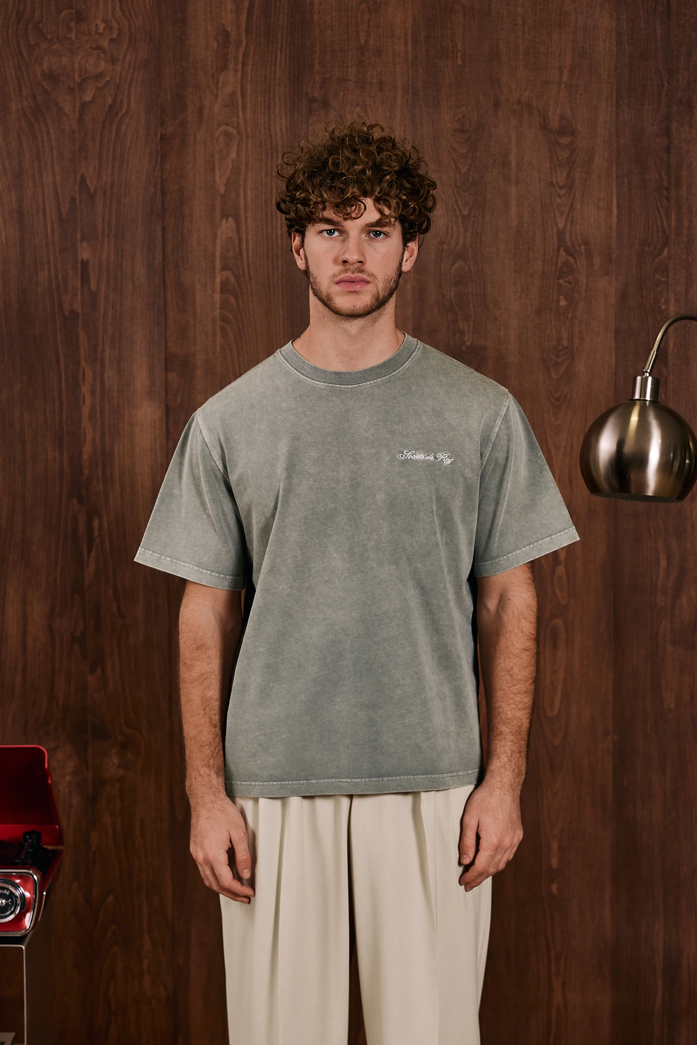 Stitching the Roots T-Shirt Deniz Yeşili