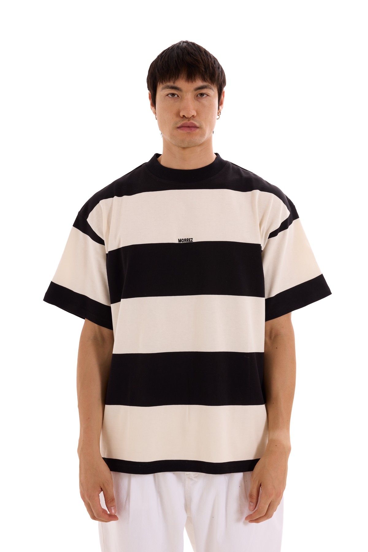 Striped Embroidered T-Shirt