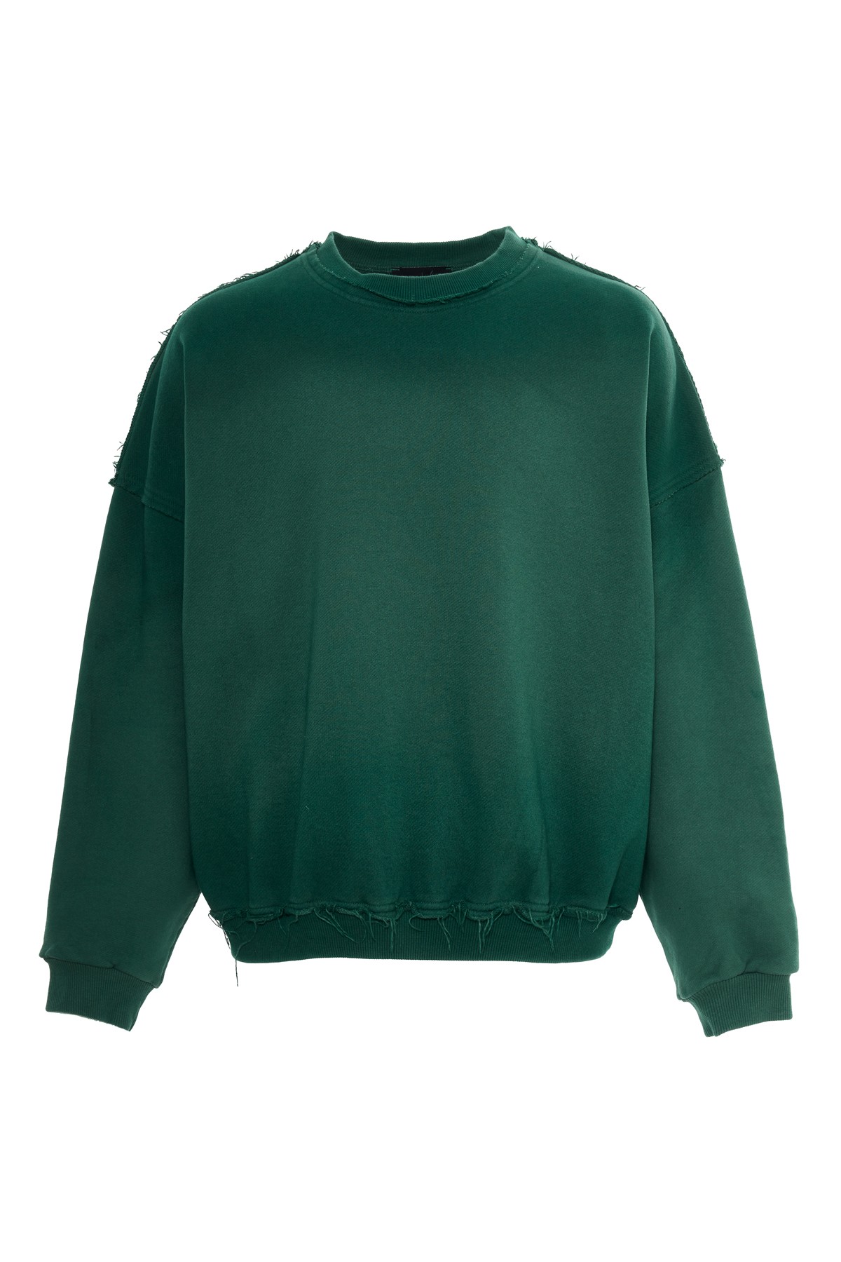 Rusty Drive Green Spray Paint Nakış Detaylı Sweatshirt