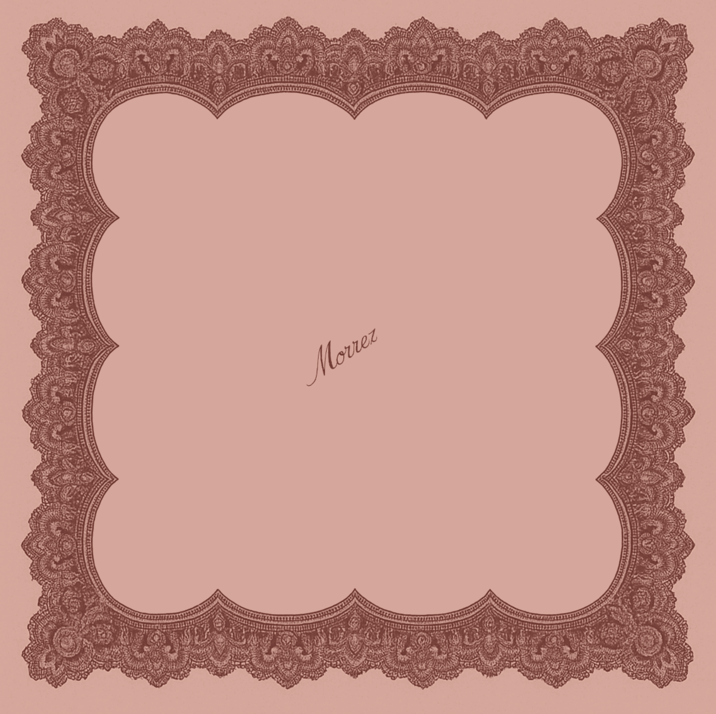 Blush Lace Saten Şal