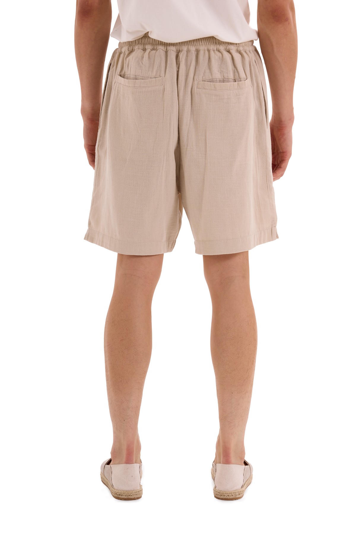 Stone Muslin Shorts