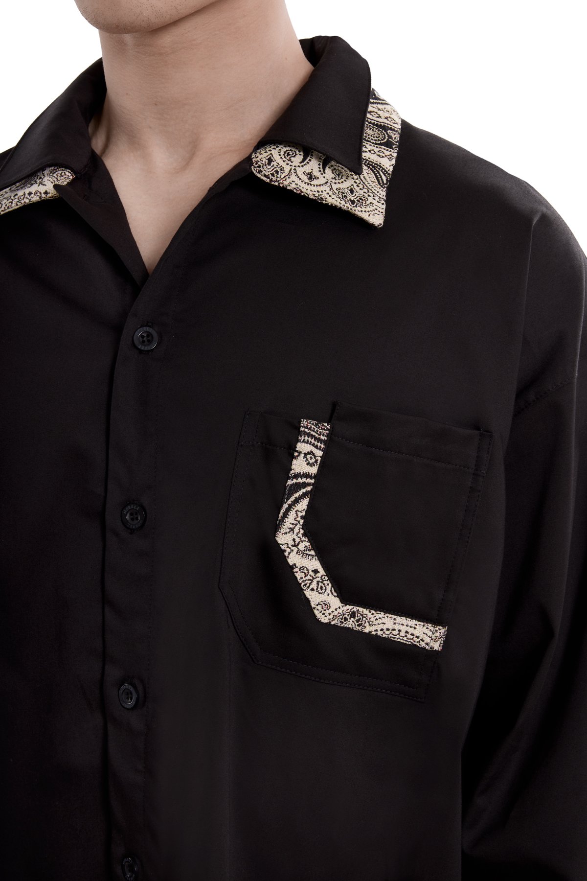 Harmony // Double Collar Pattern Detailed Shirt No:1