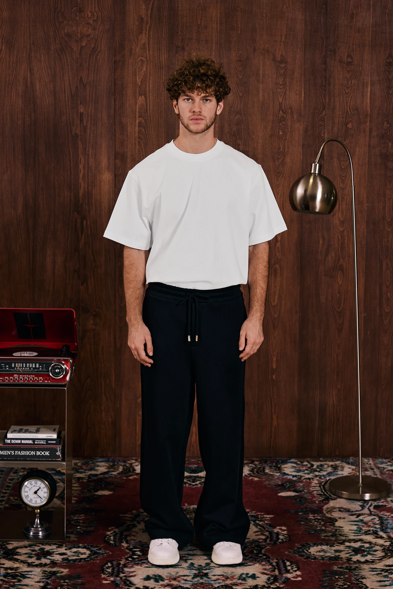 Loop Edge Vol.2 Triko Detaylı Sweatpant Siyah